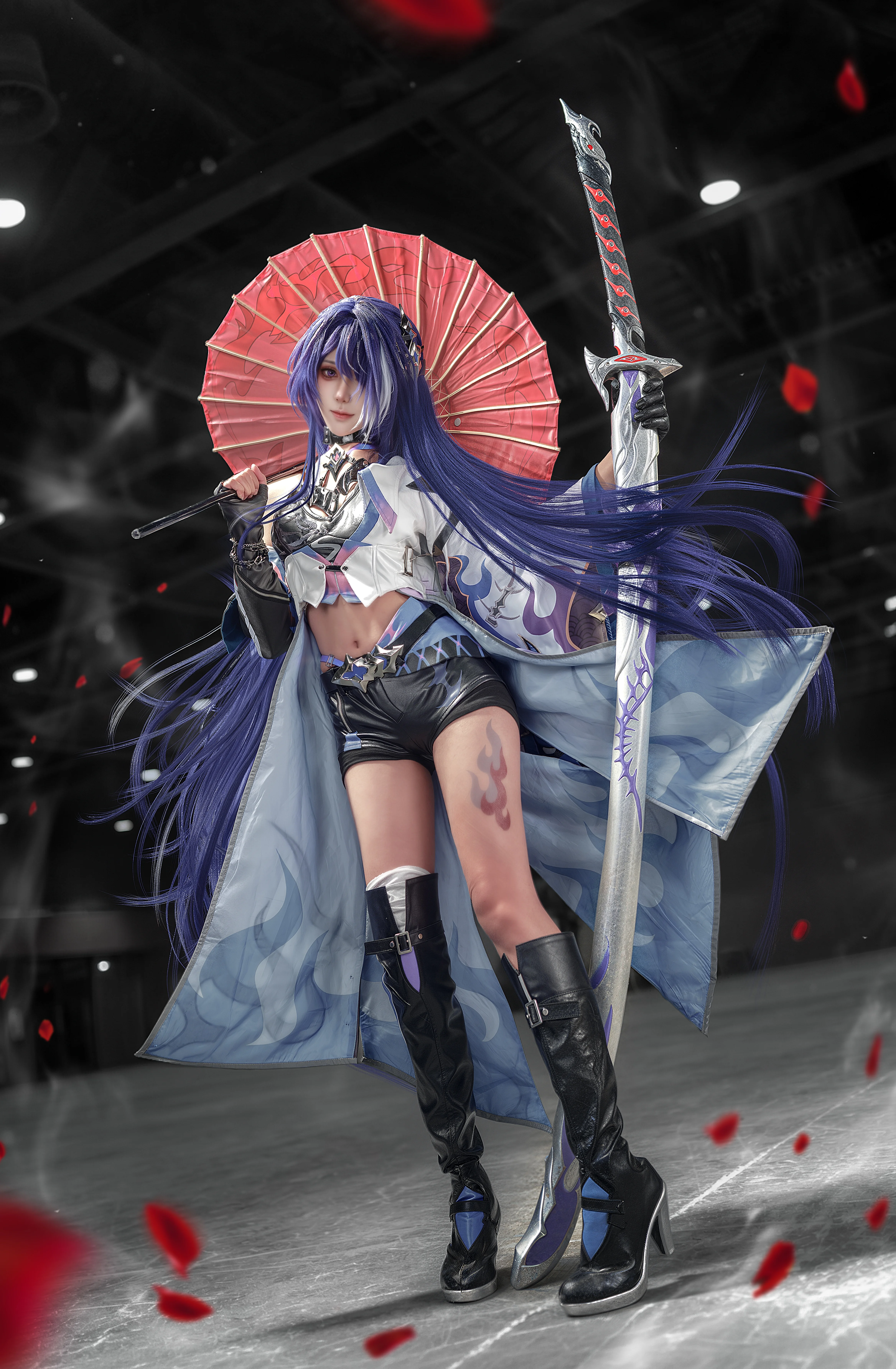 【黄泉cos】寂灭中的剑影，重塑崩坏星穹铁道的凛冽美 - 第4张