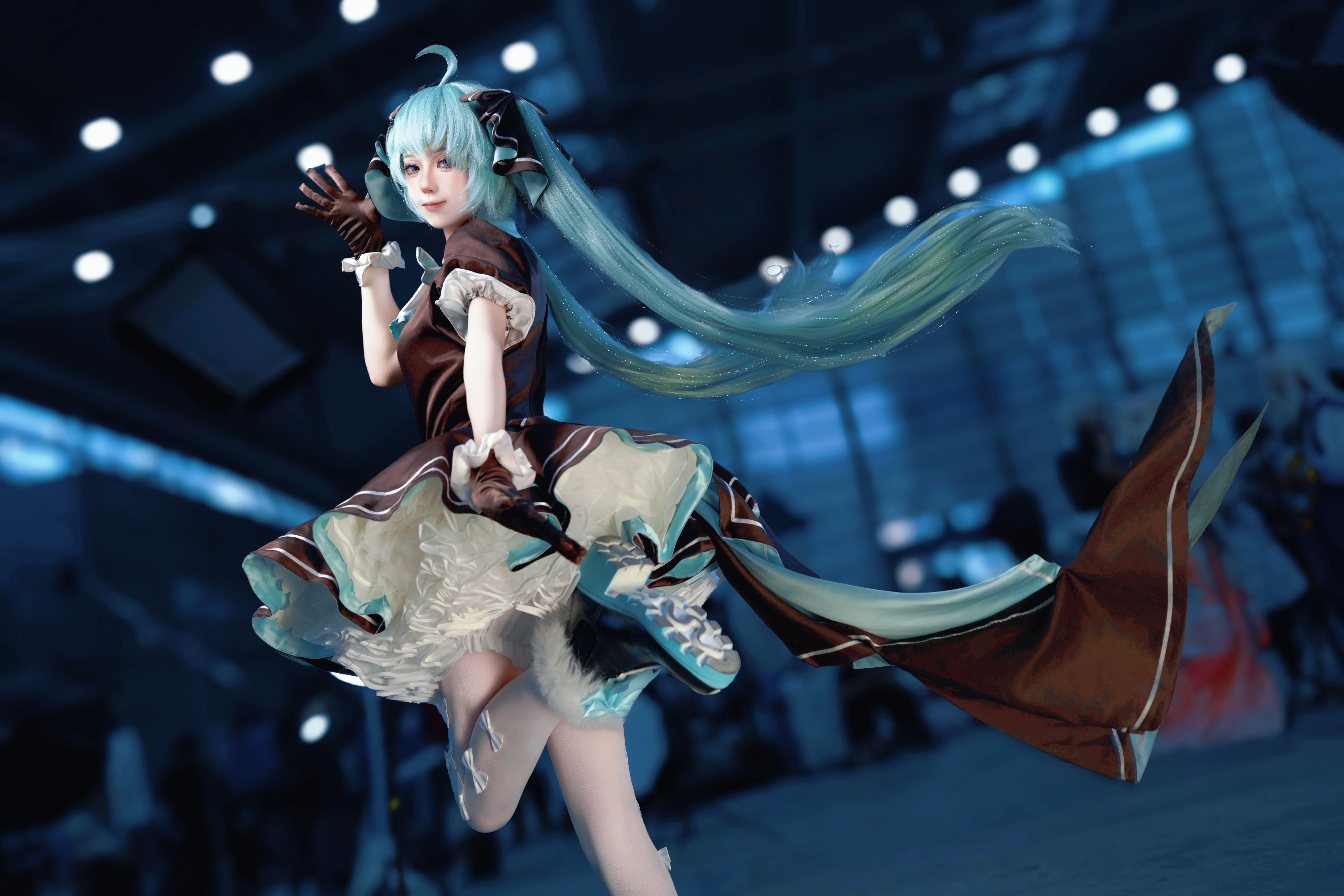 Cosplay Moments in a Vintage Sea of Books - Image 9