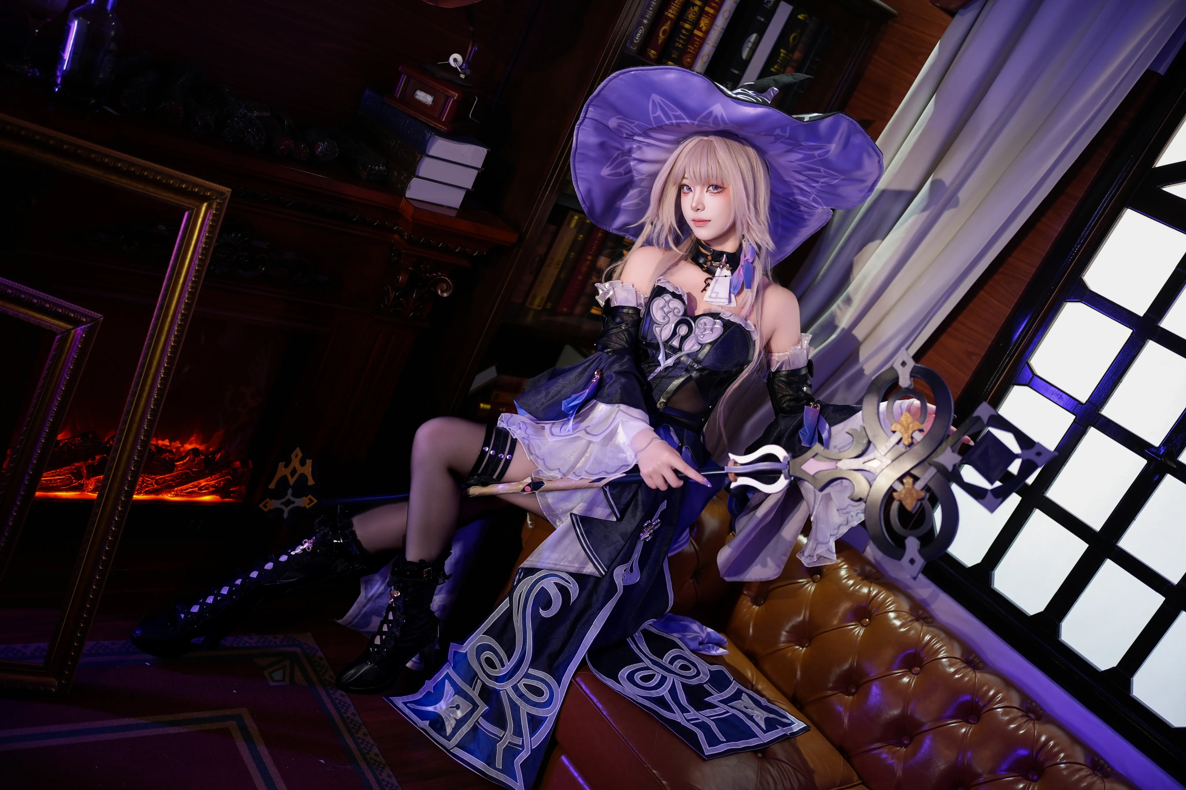 【ヘルタ コスプレ】崩壊：スターレイル、魔女の書斎とグリッターステージ - 3 枚目