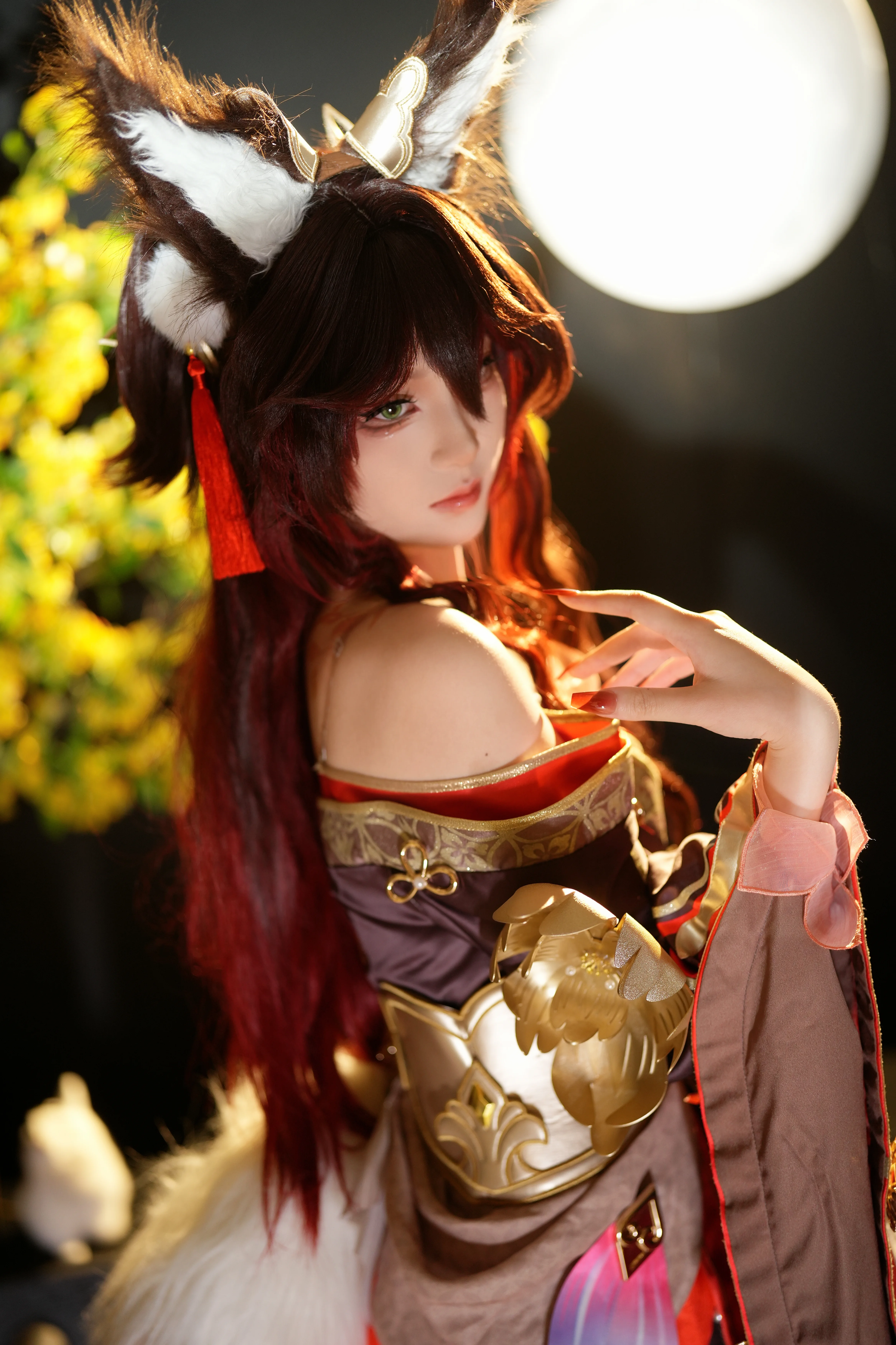 【忘帰人コスプレ】崩壊：スターレイルの狐影、ついにこの衣装のディテールを撮りきりました