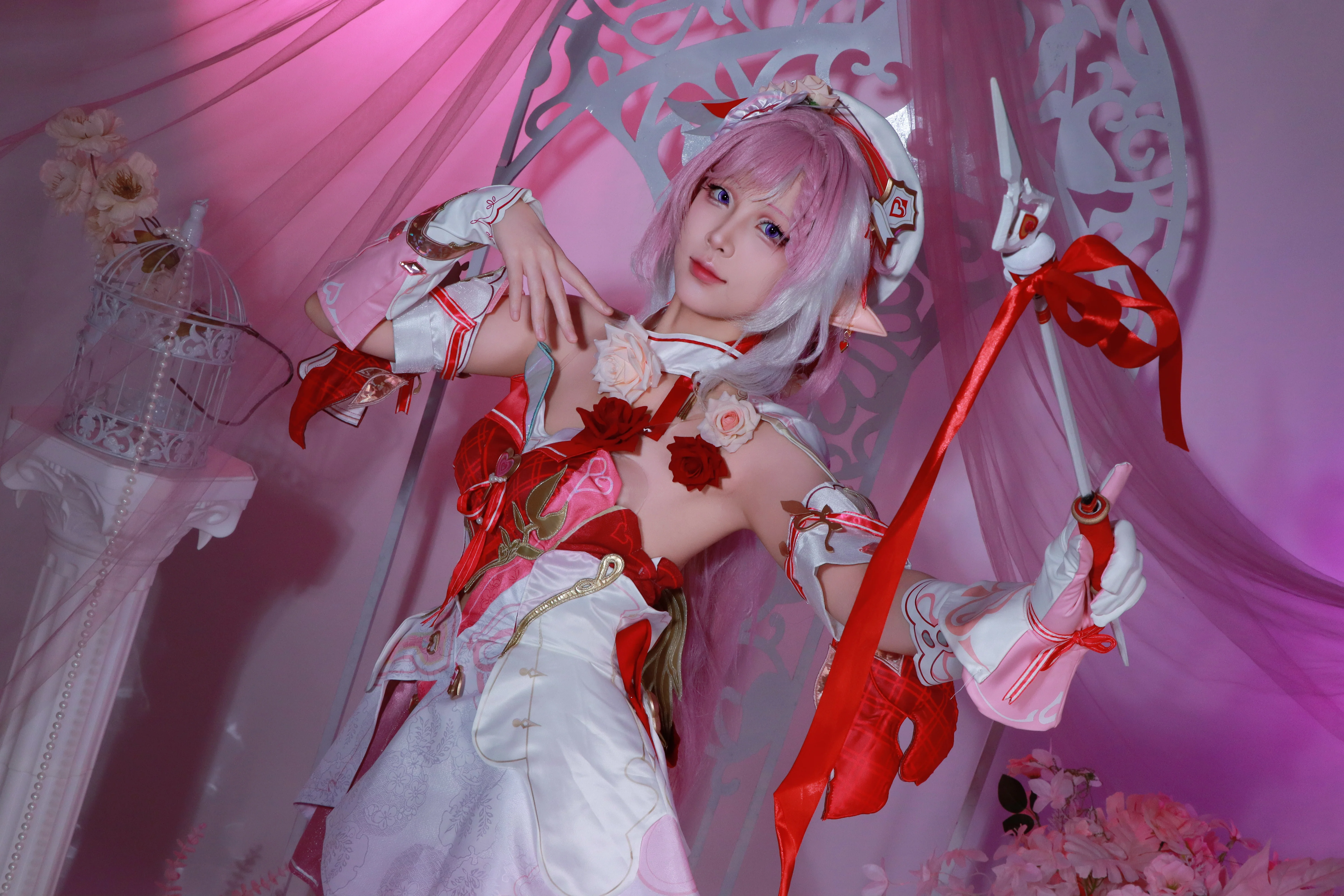 [Elysia Cosplay] Miss Pink Fairy's Afternoon Tea Party (Honkai Impact 3rd)