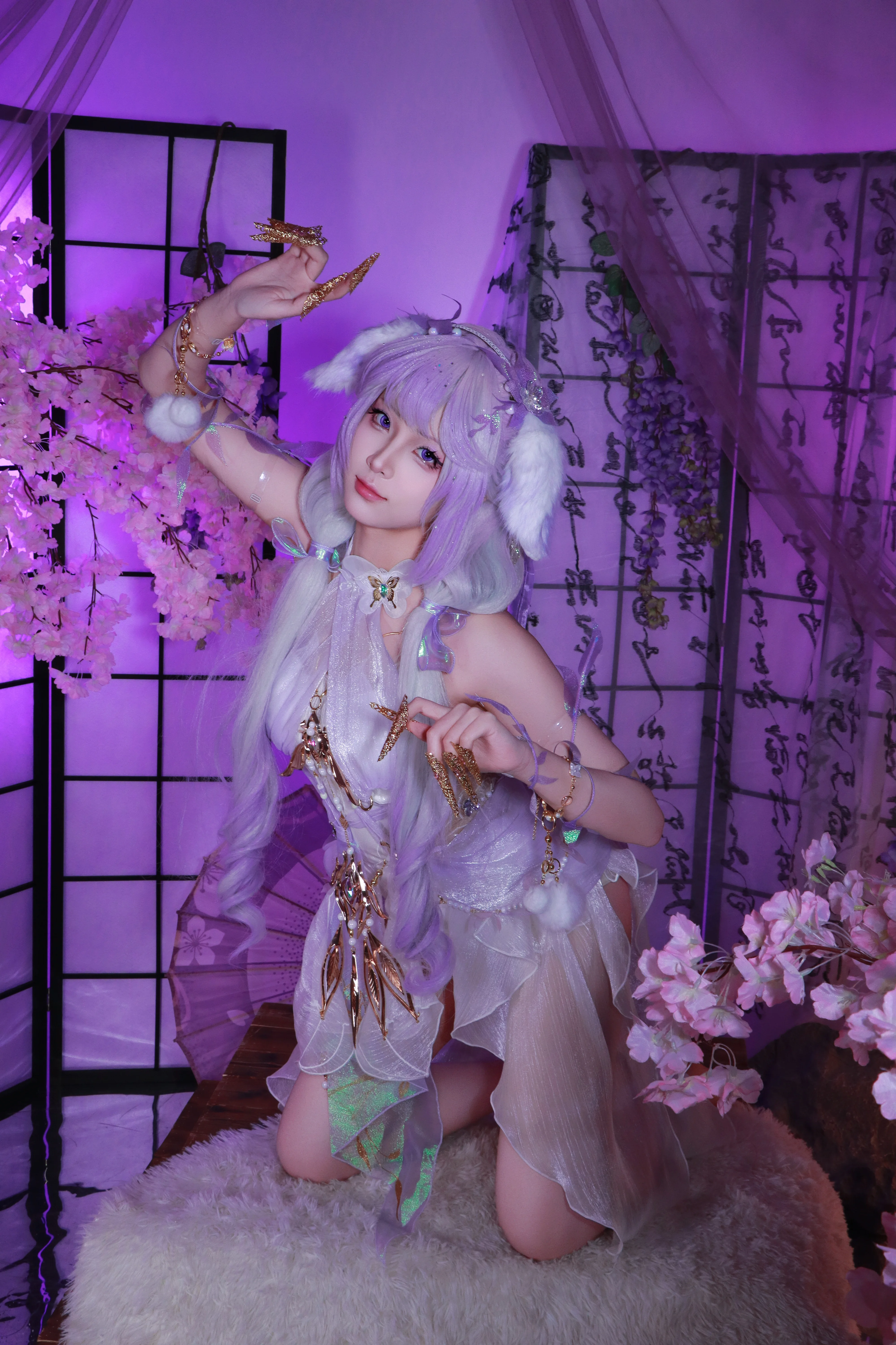 【春不敛cos】在紫色的幻境中捕捉灵动的仙气 - 第2张