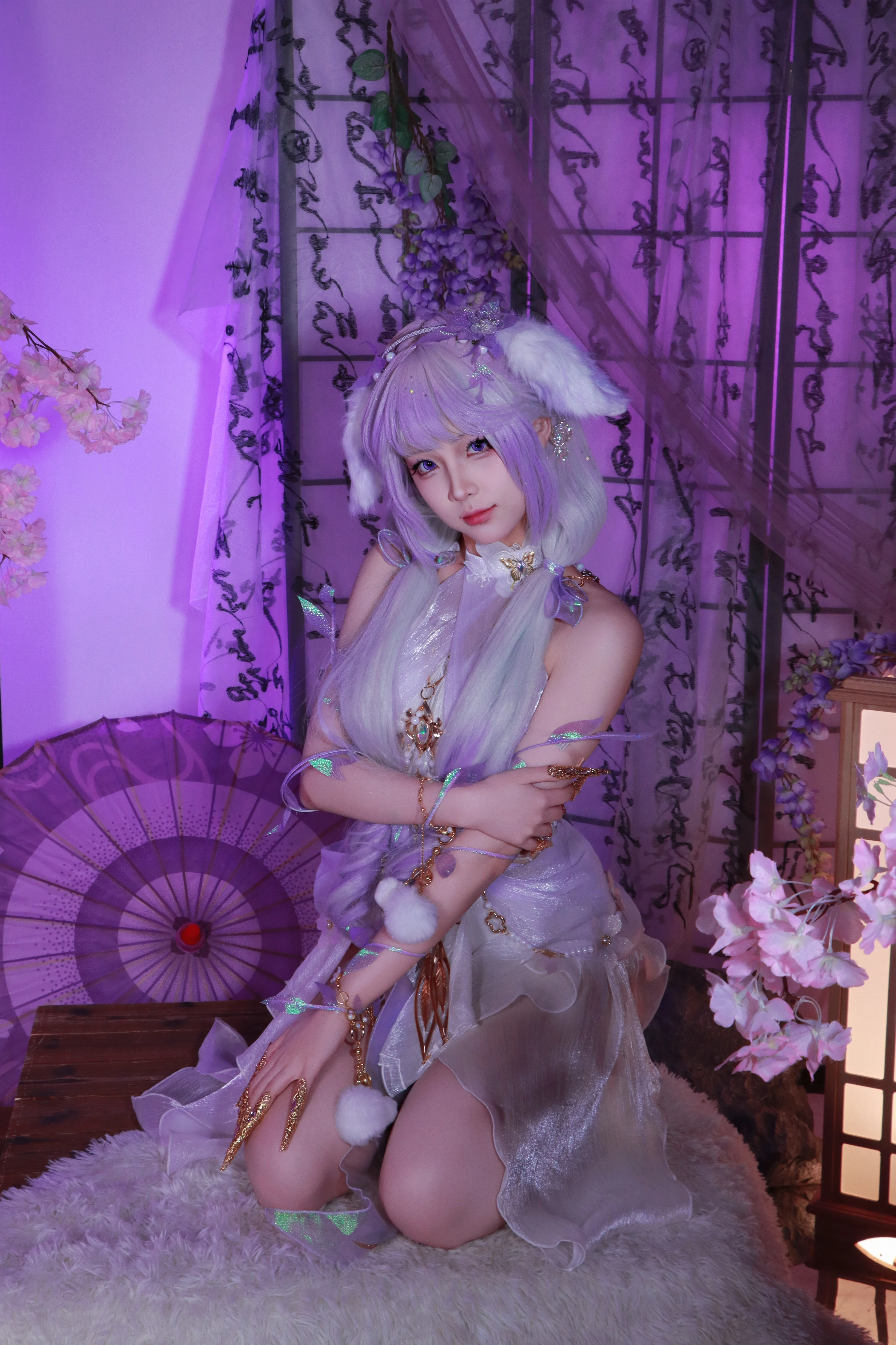 【春不敛cos】在紫色的幻境中捕捉灵动的仙气 - 第6张