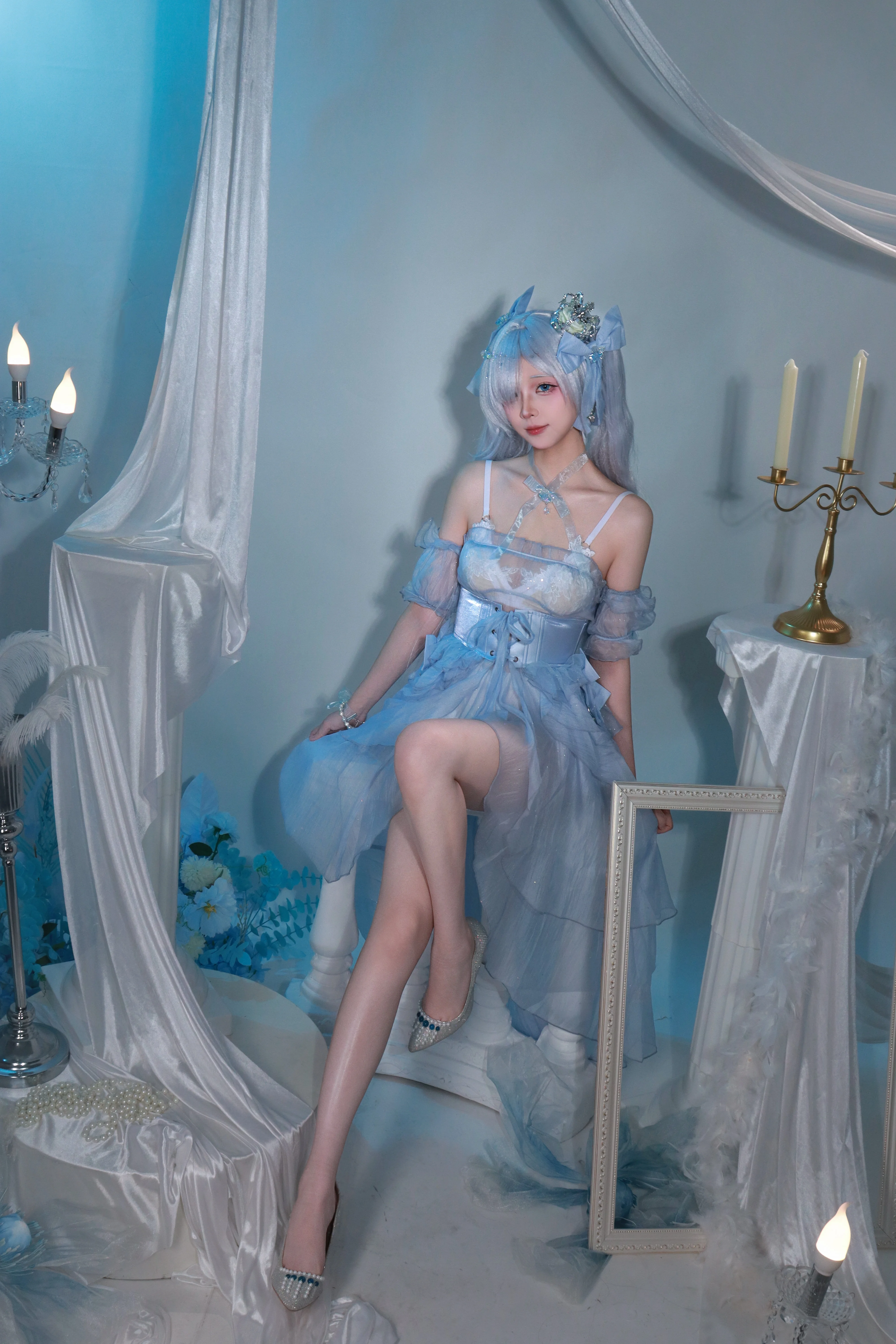 【灰姑娘cos】胜利女神妮姬，在寒冬中寻找属于我的水晶鞋 - 第 2 张
