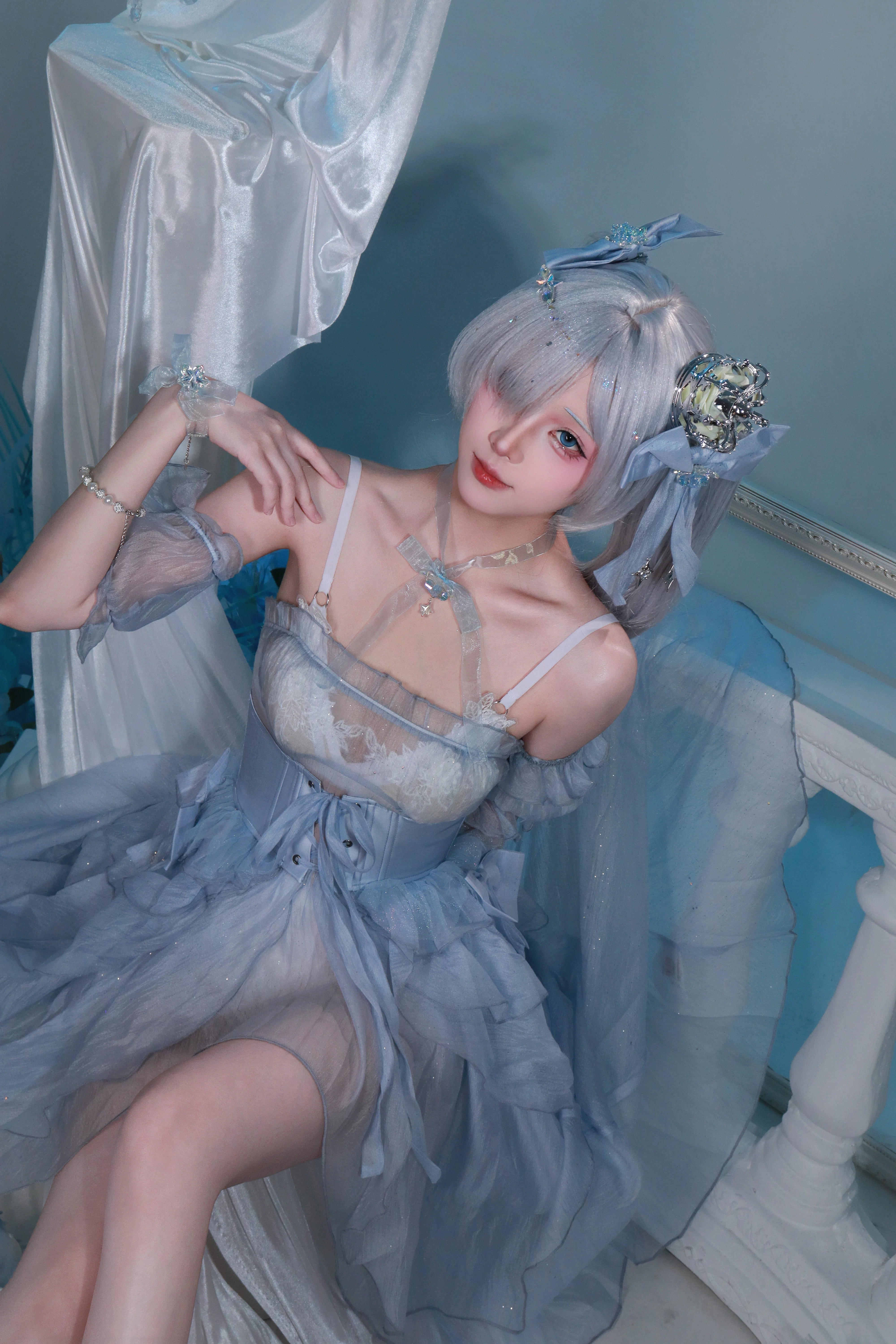 【灰姑娘cos】胜利女神妮姬，在寒冬中寻找属于我的水晶鞋 - 第 4 张