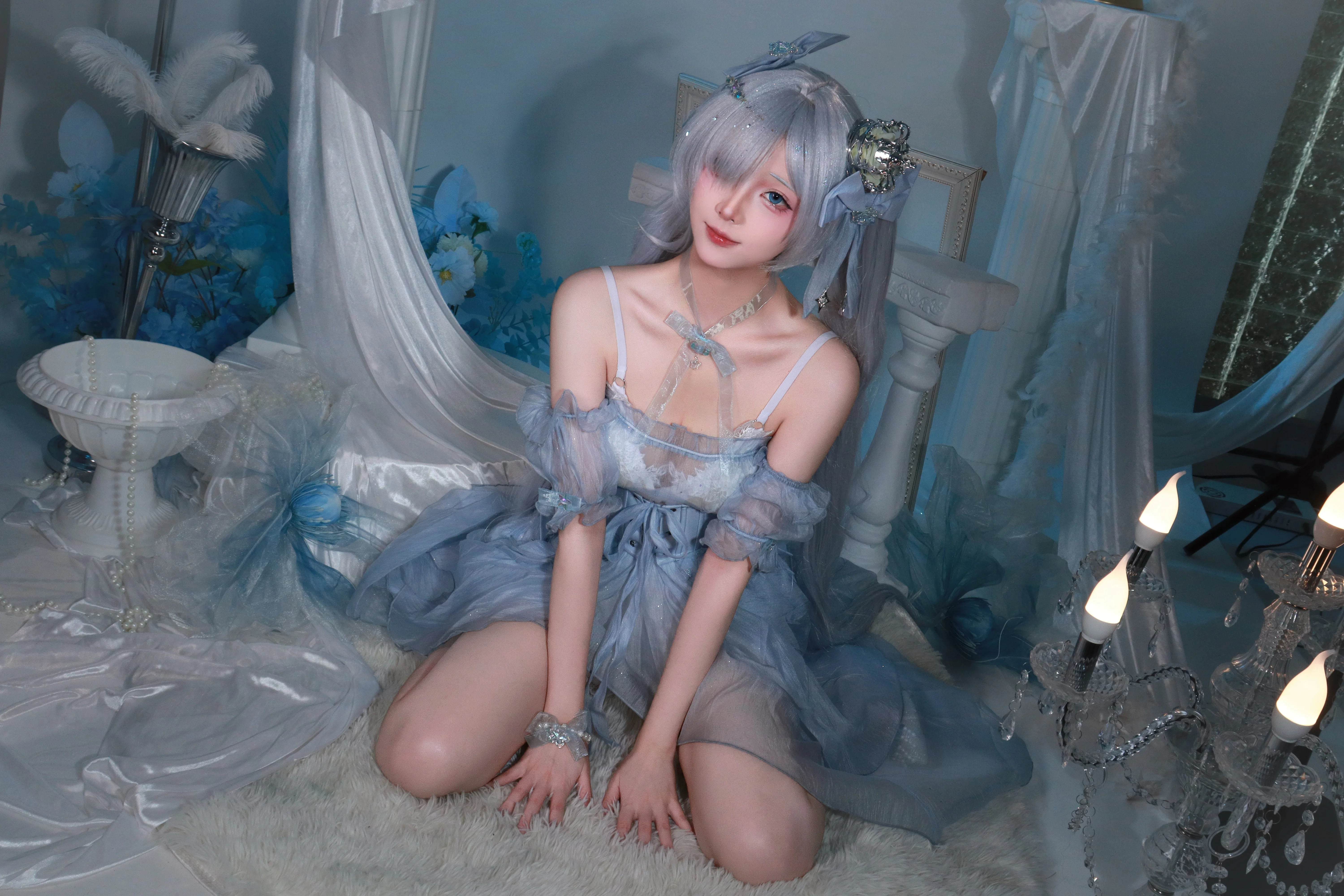 【灰姑娘cos】胜利女神妮姬，在寒冬中寻找属于我的水晶鞋 - 第 5 张