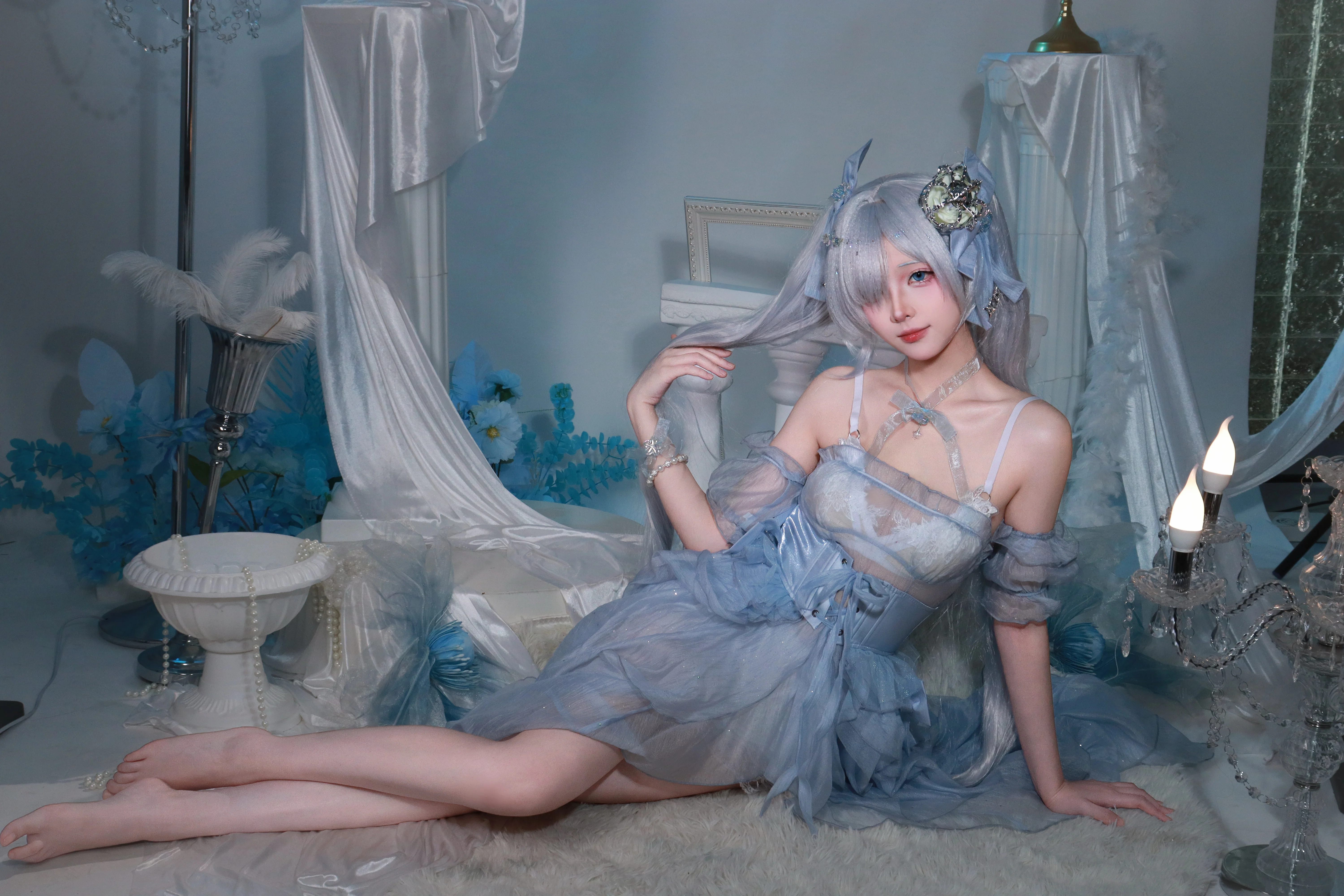 【灰姑娘cos】胜利女神妮姬，在寒冬中寻找属于我的水晶鞋 - 第 6 张