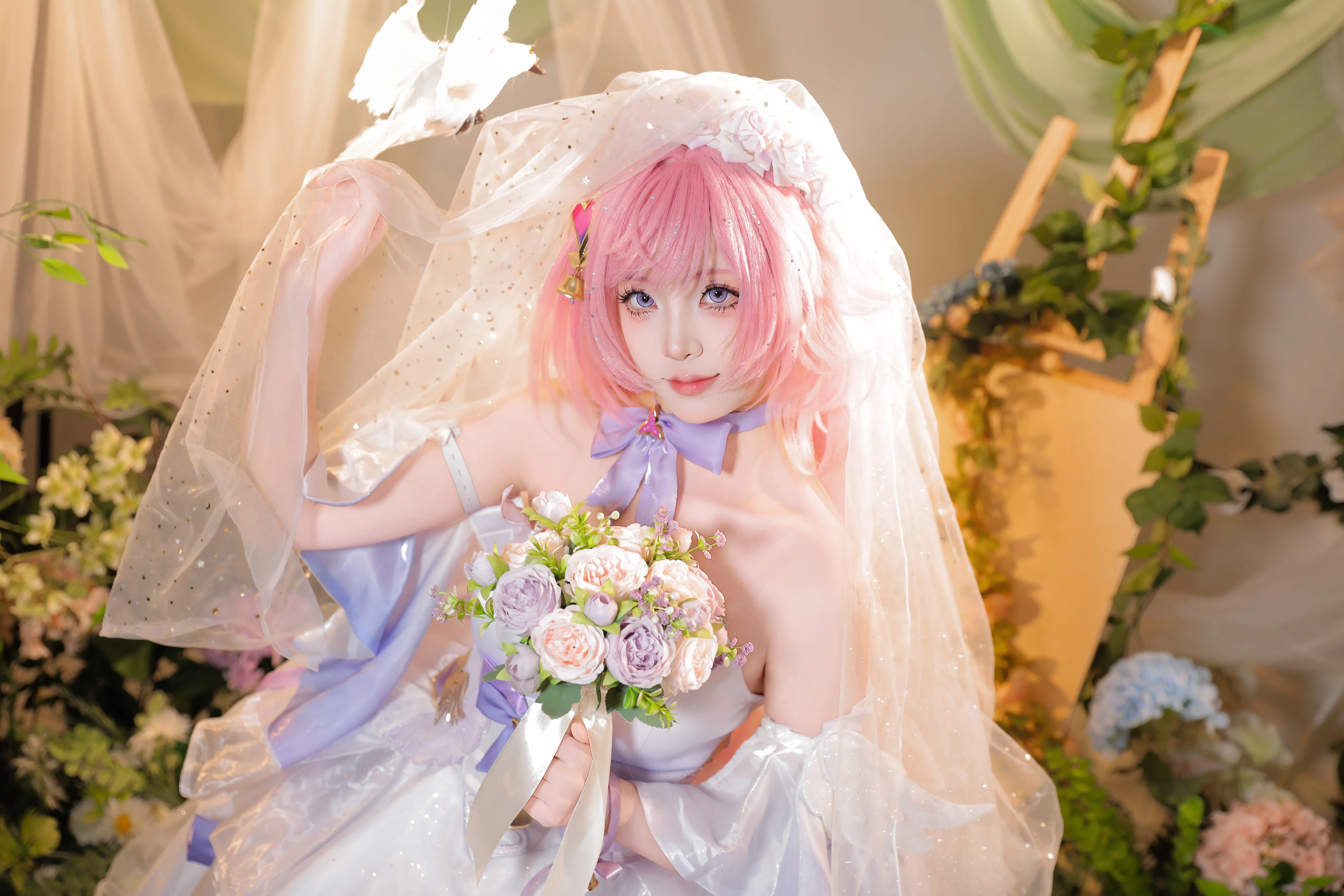 【爱莉希雅cos】花海中的浪漫花间颂歌 - 第3张