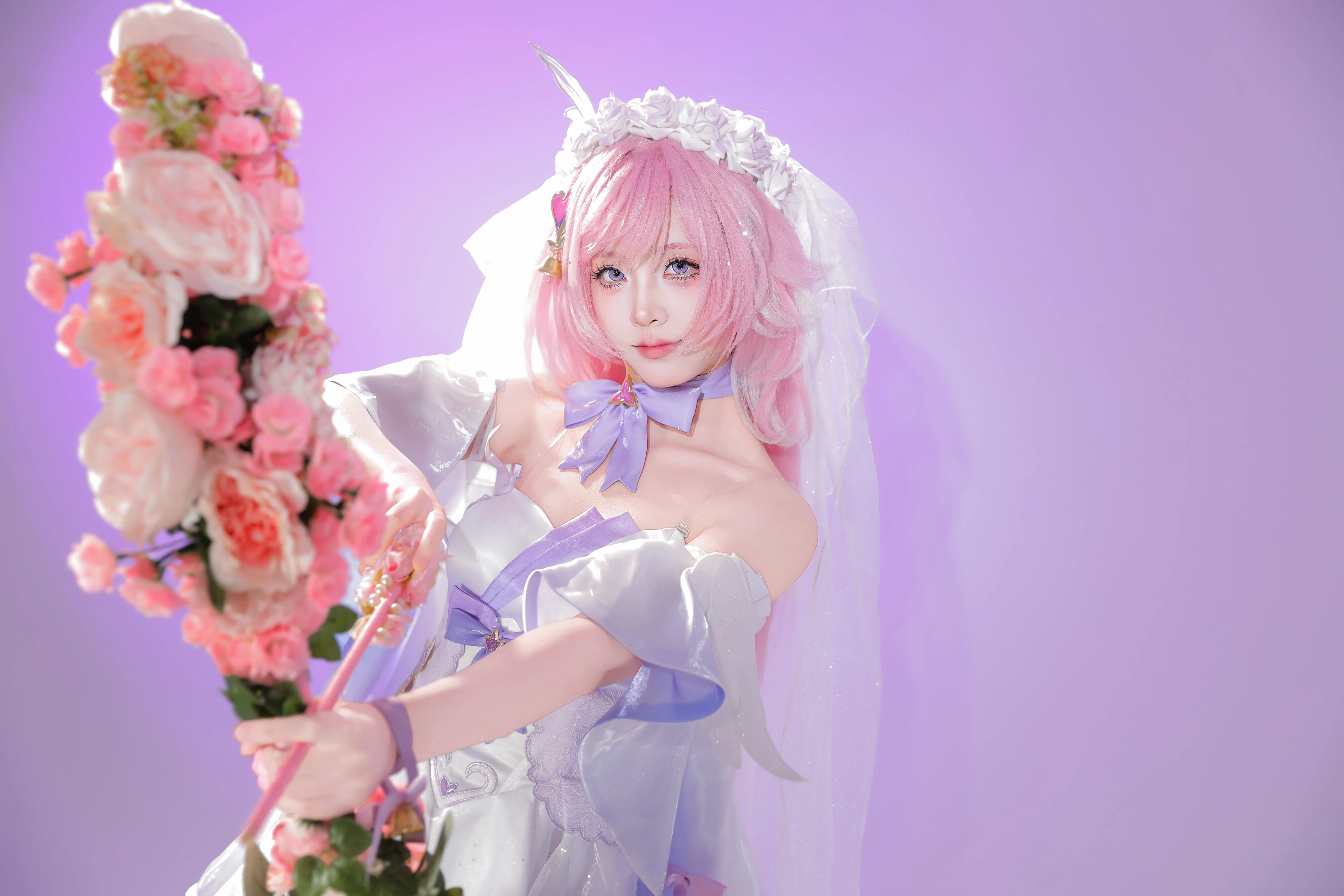【爱莉希雅cos】花海中的浪漫花间颂歌 - 第6张