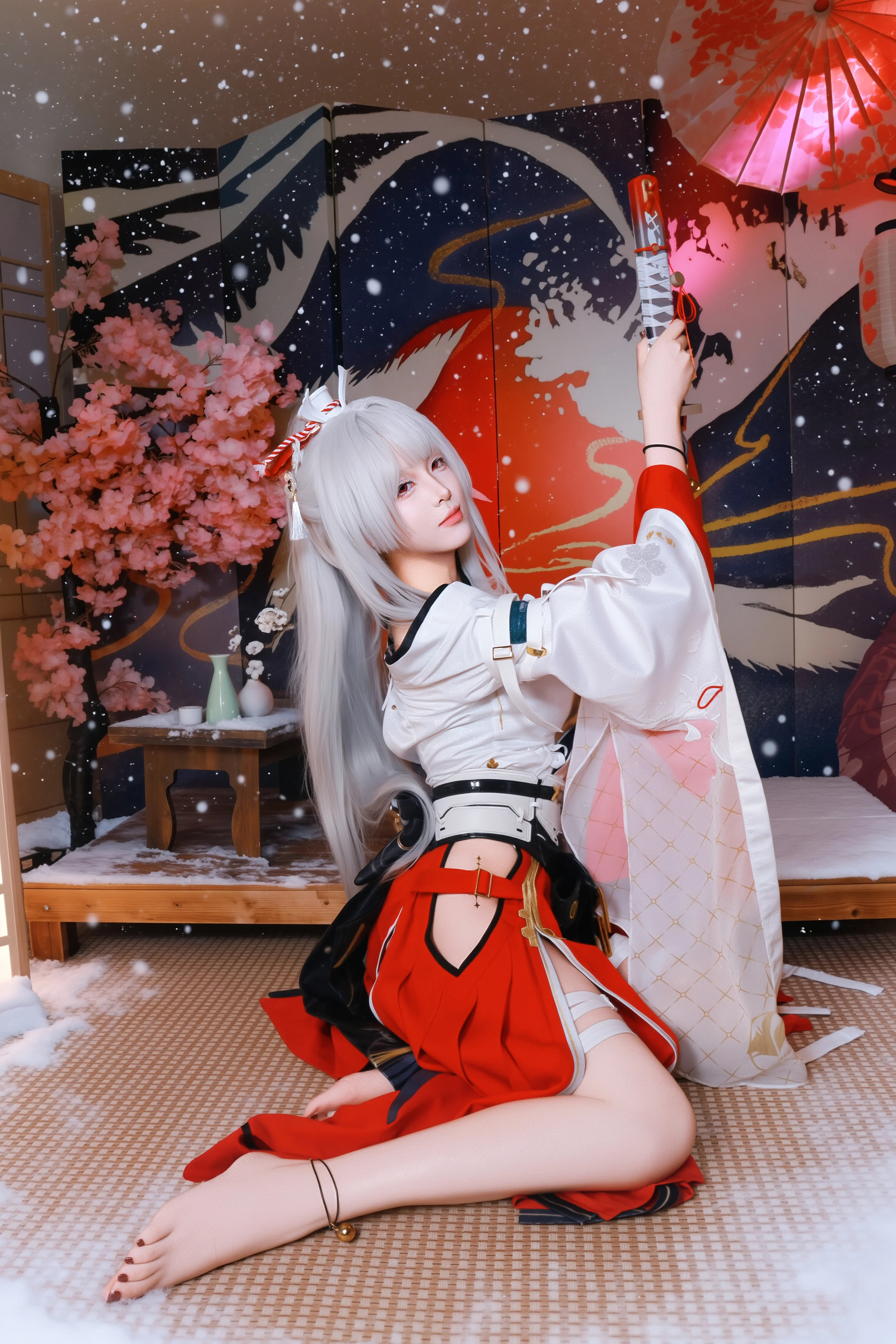 【绯雪cos】雪落之间，还原绯雪的清冷灵动