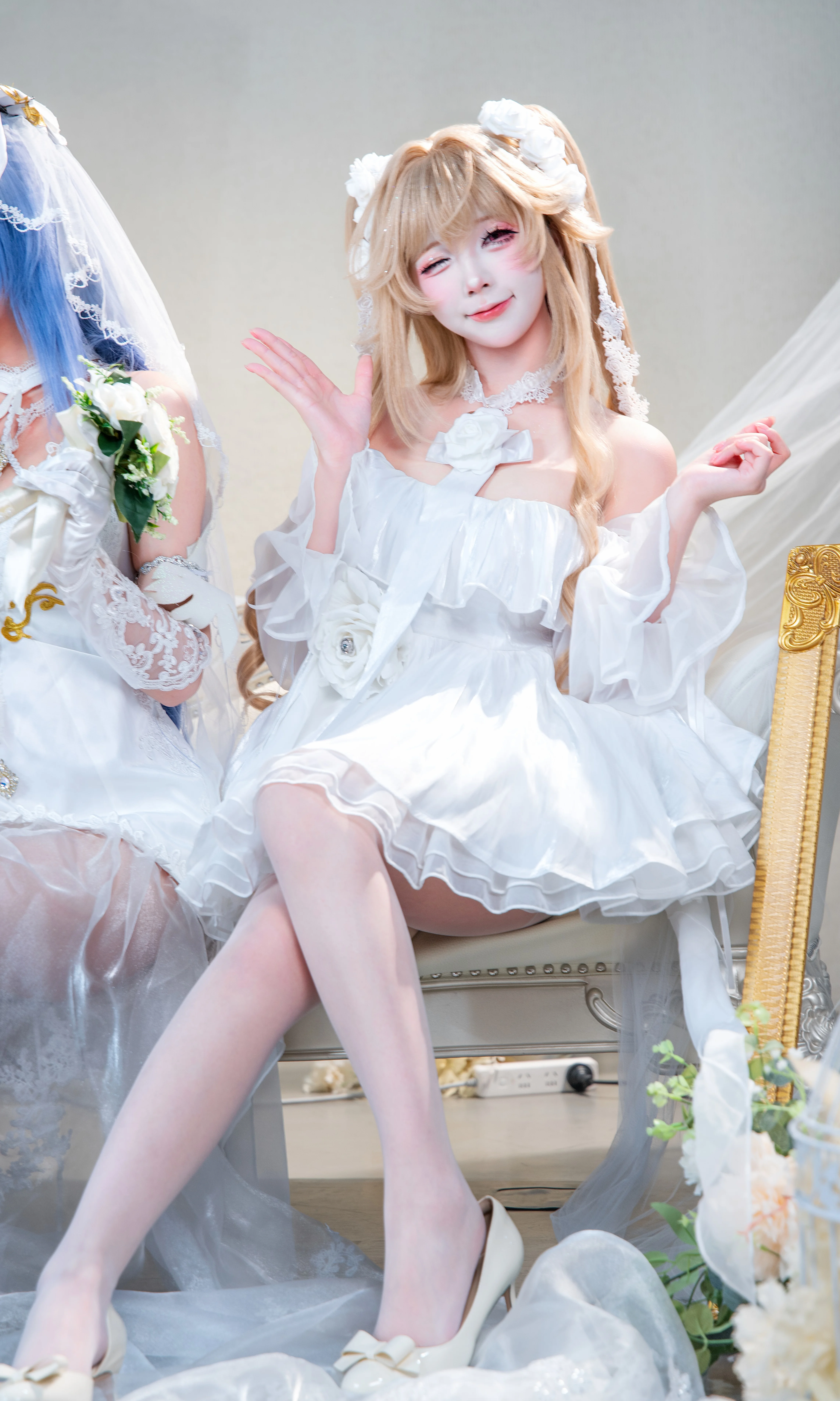 【安克雷奇cos】碧藍航線九週年紀念，白色花嫁造型出片 - 第 1 張