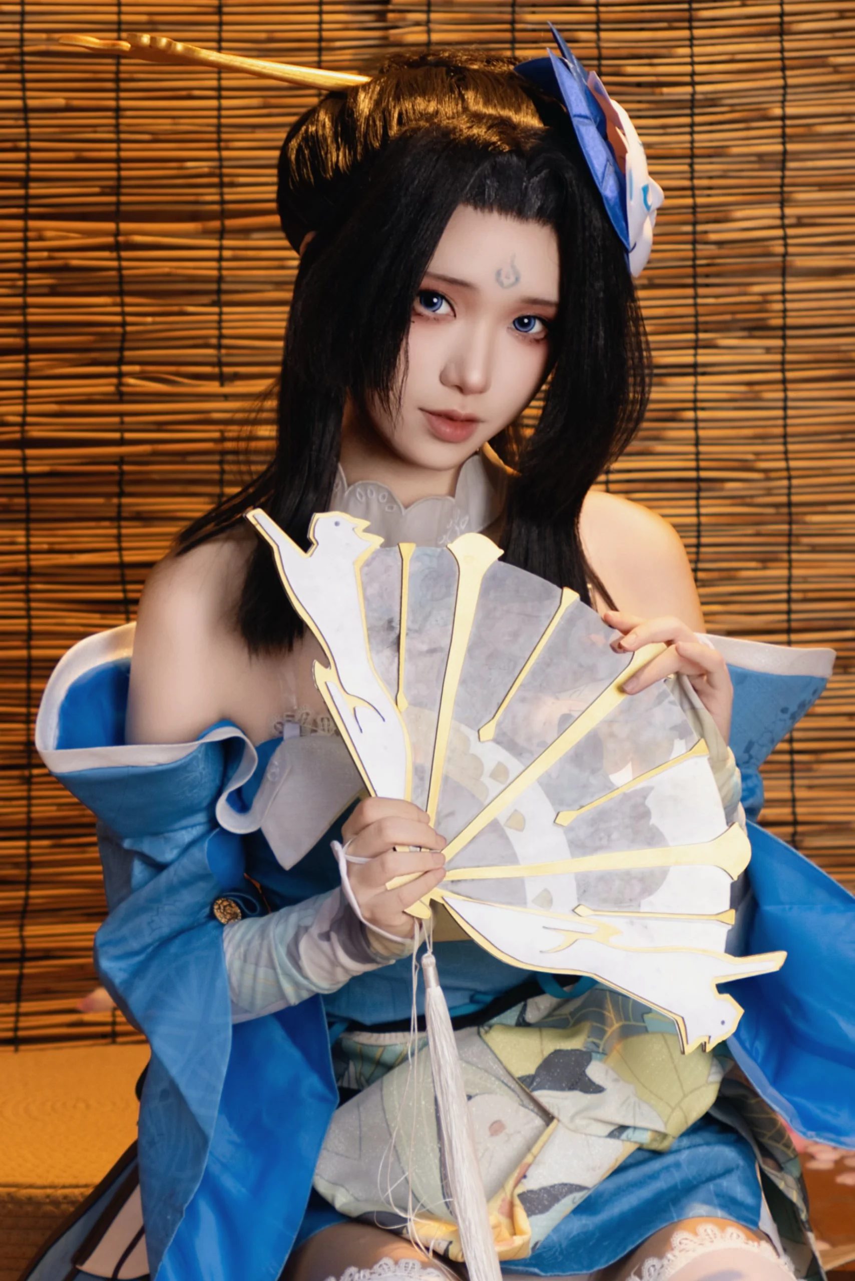 【不知火舞 コスプレ】オナー・オブ・キングスの不知火舞、扇を手にオーラ全開