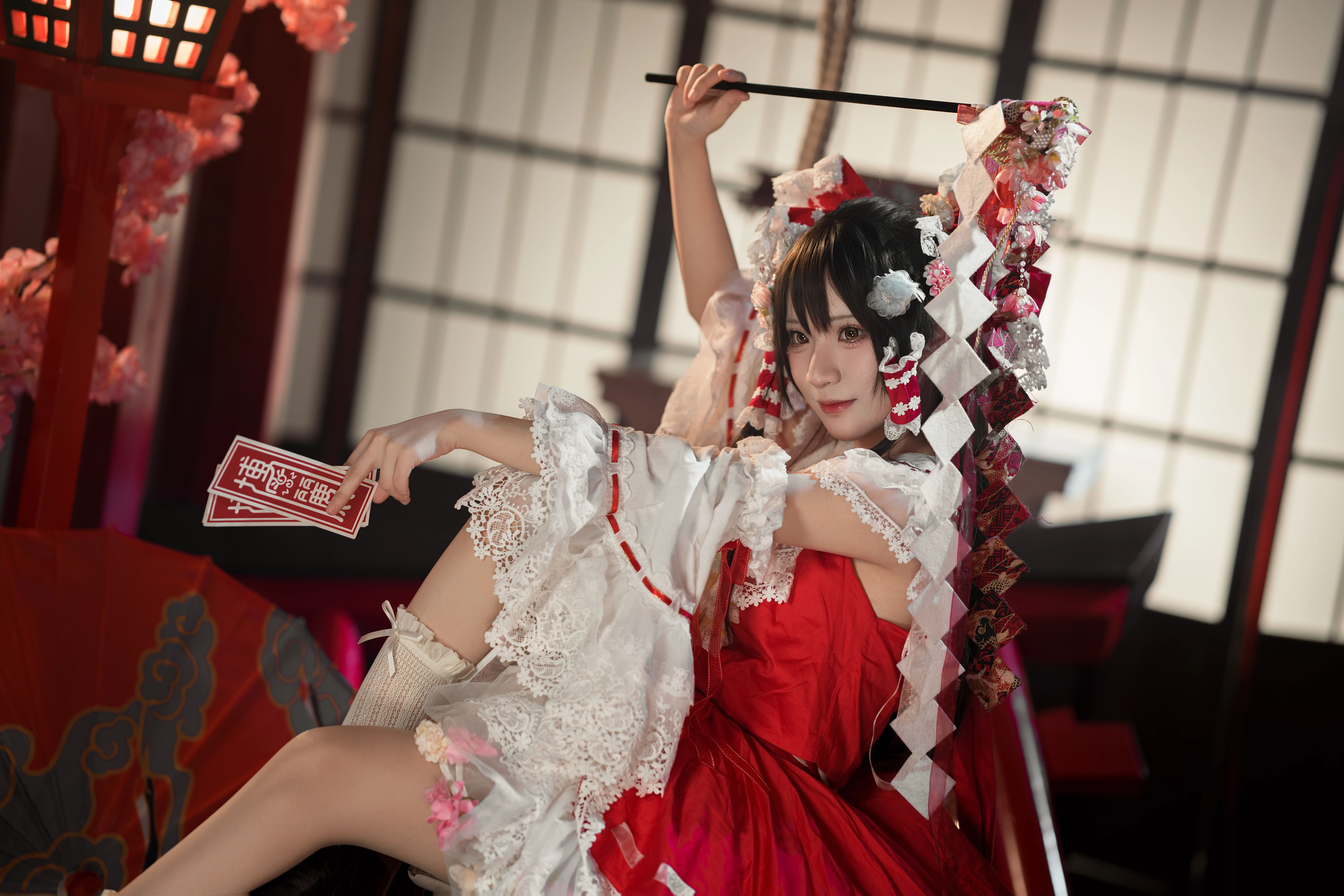 【博丽灵梦cos】在静谧的神社里，听见祈祷的余音 - 第2张