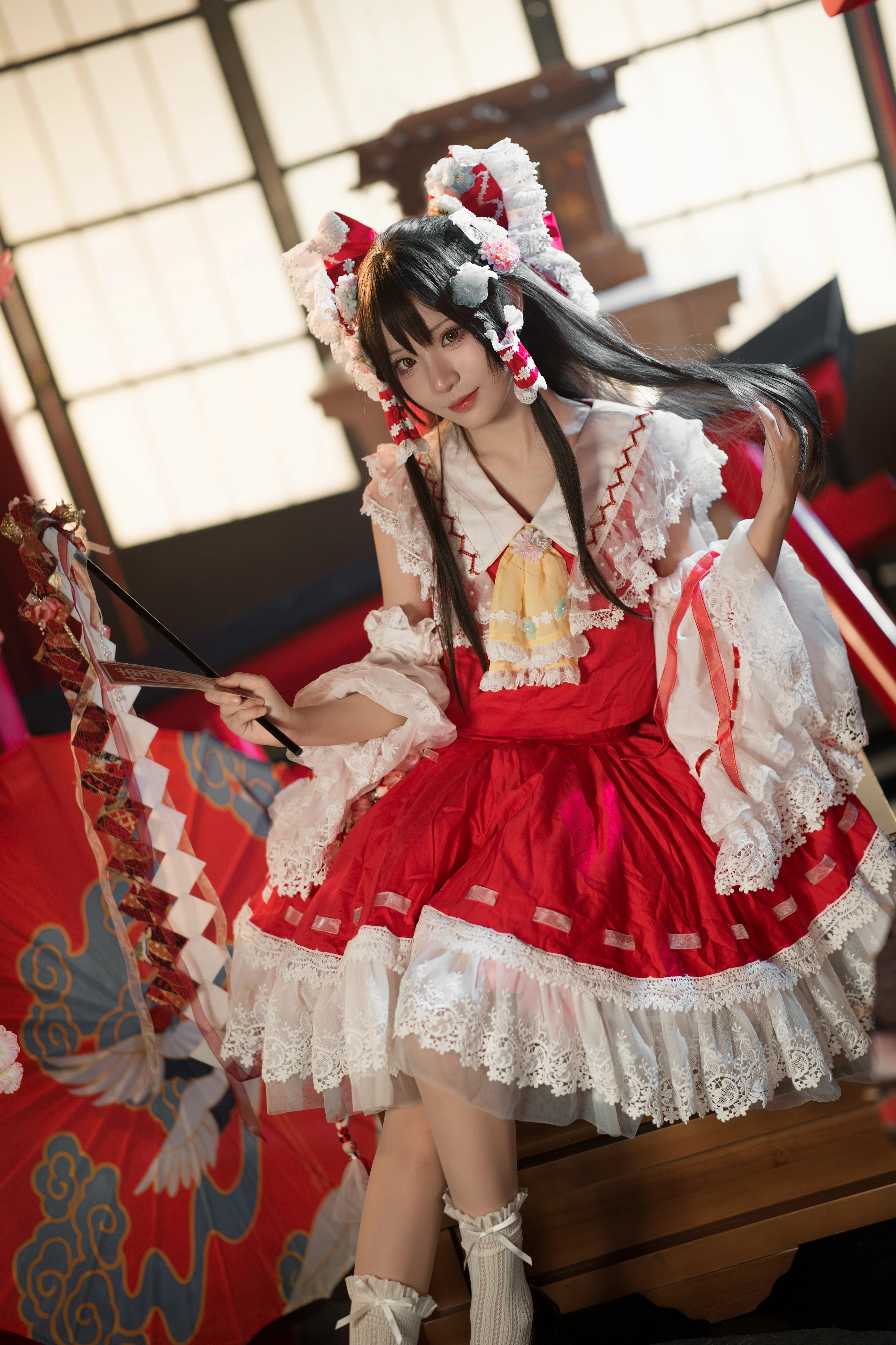 【博丽灵梦cos】在静谧的神社里，听见祈祷的余音 - 第3张