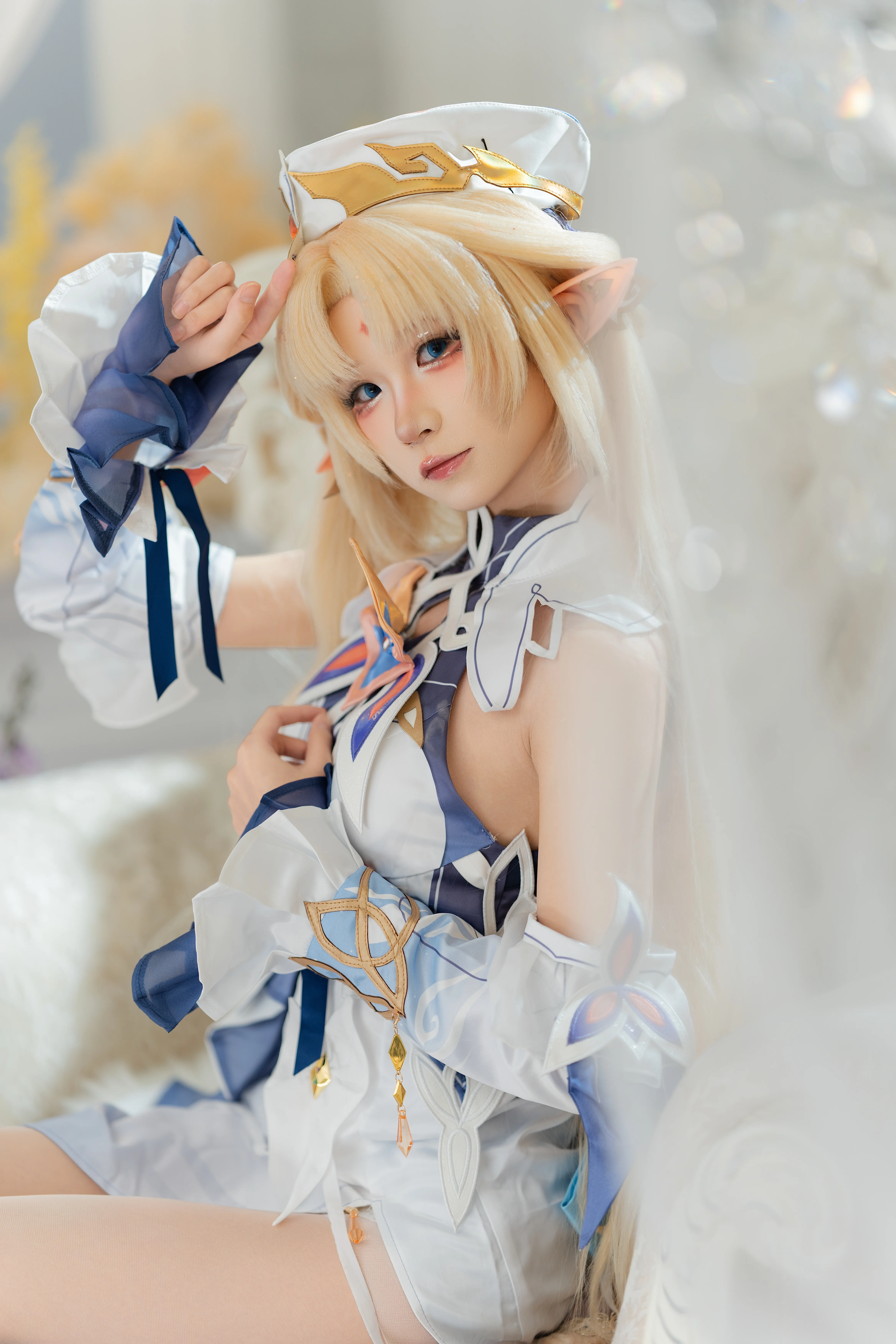 【尼可cos】在原神梦幻的繁花中，还原优雅的商会质感 - 第8张