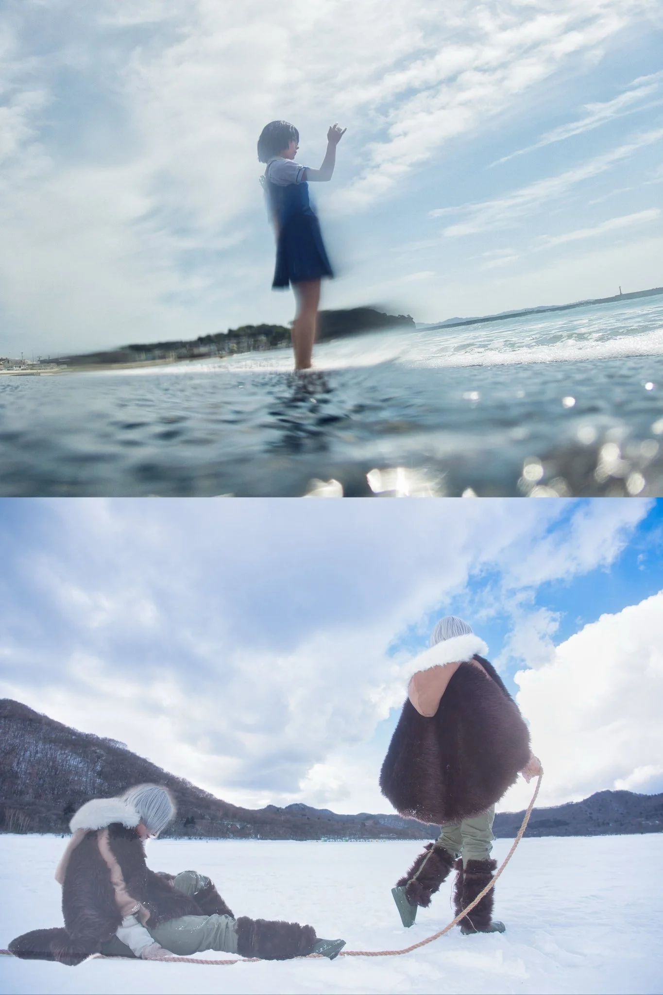 【希儿cos】崩坏3的海边写真，夏Comi摊位见 - 第 3 张