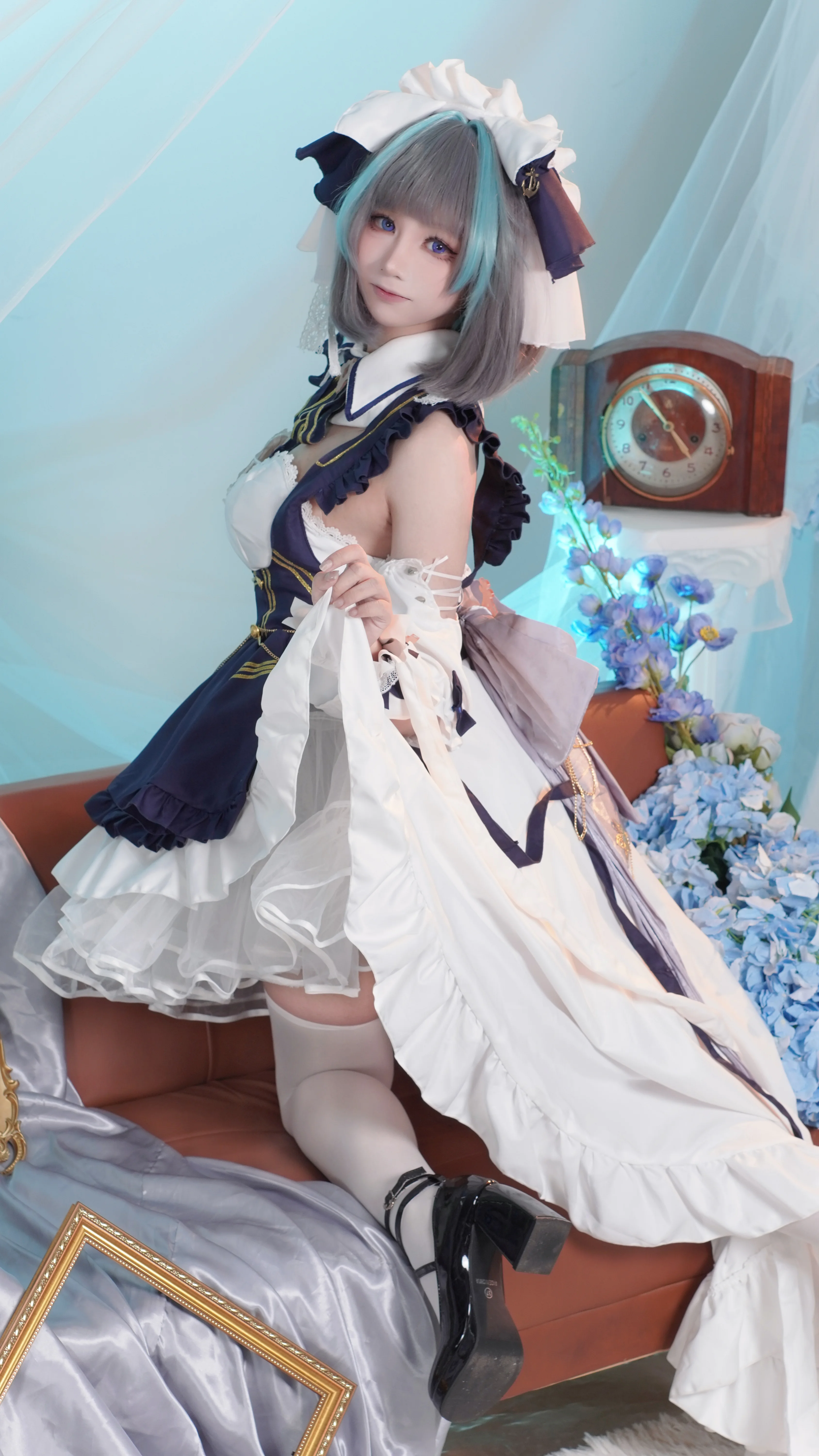【柴郡cos】碧蓝航线的特别出镜，用相机留住青灰色的灵光 - 第 1 张