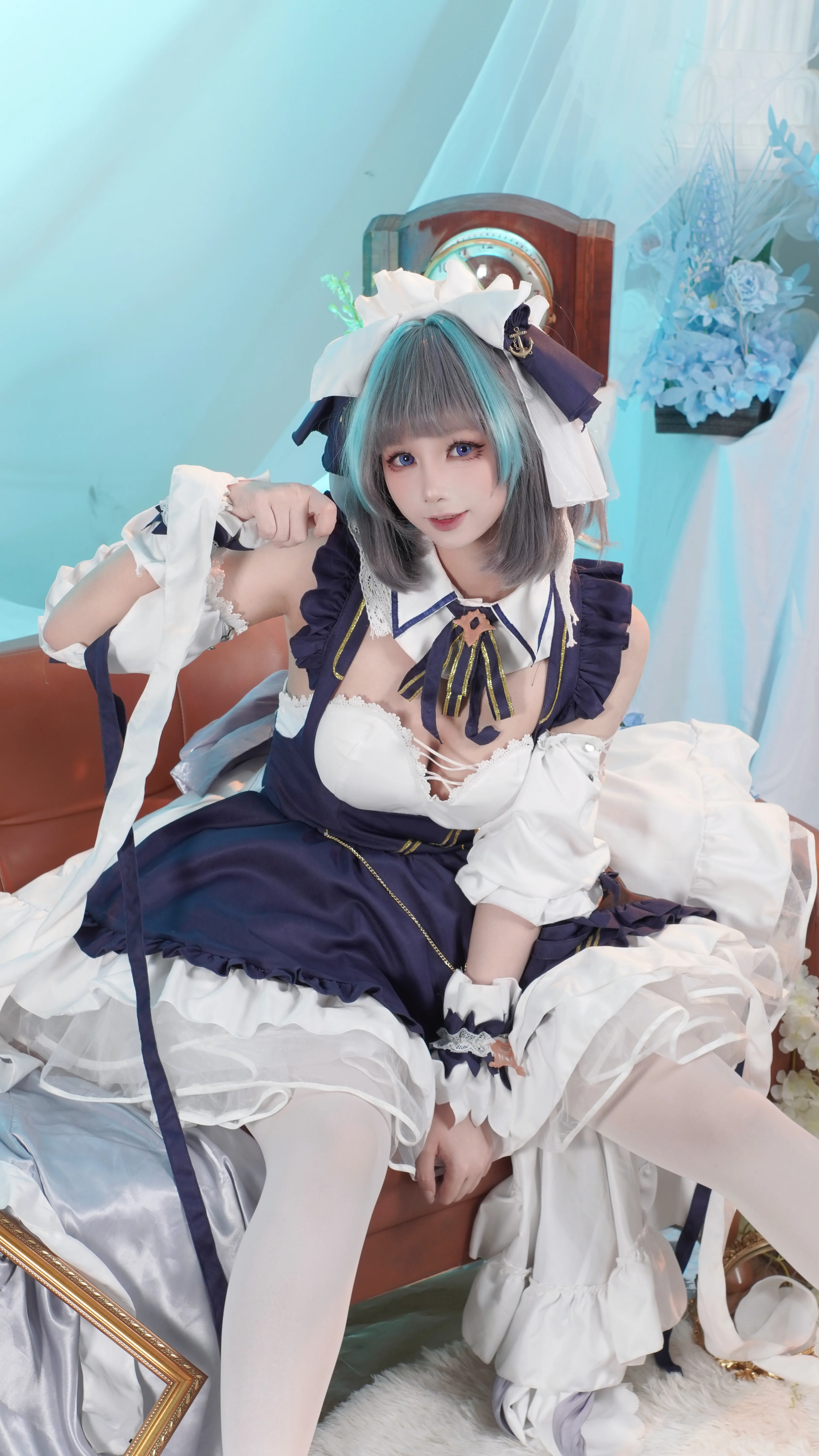 【柴郡cos】碧蓝航线的特别出镜，用相机留住青灰色的灵光 - 第 2 张