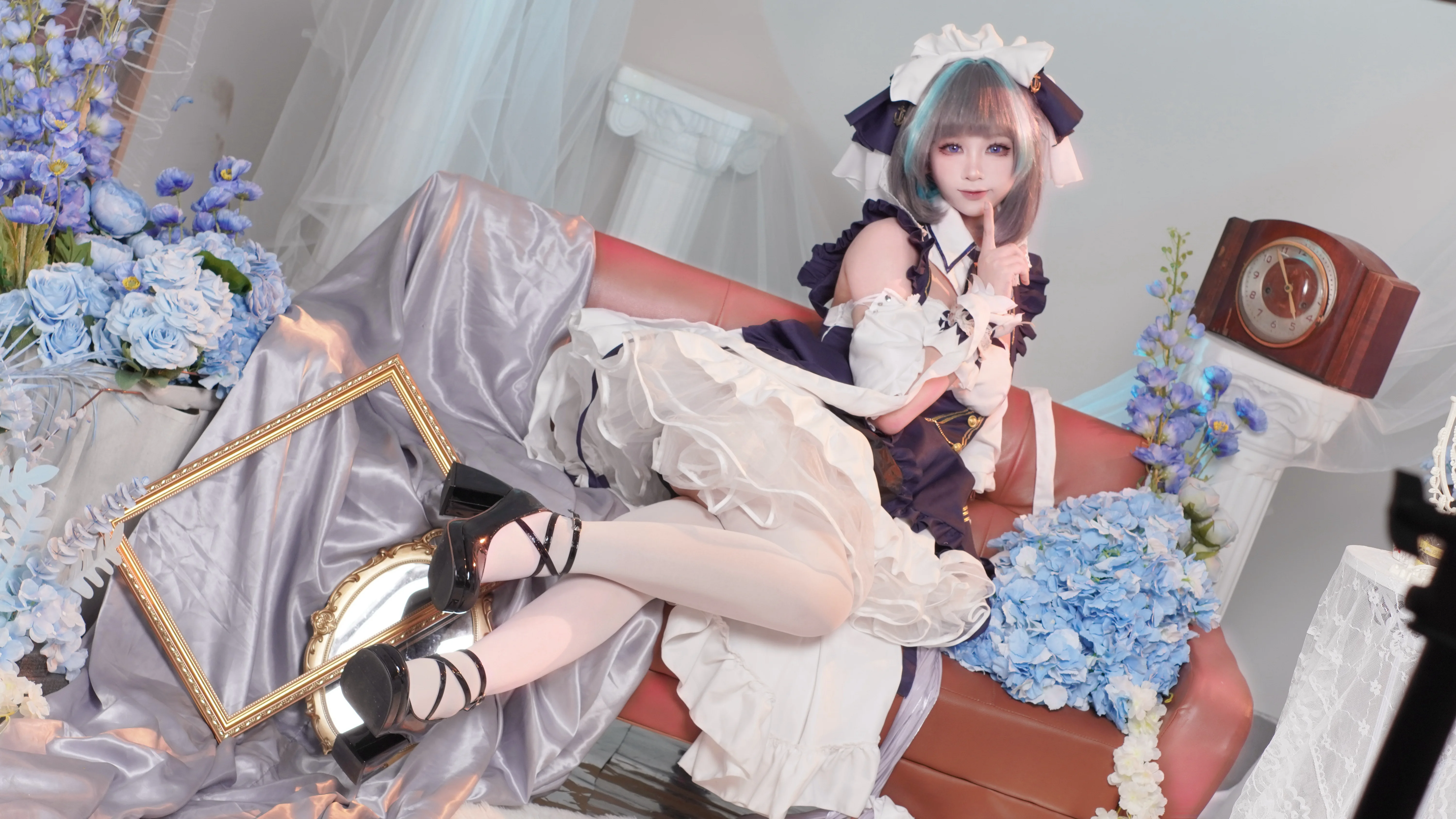 【チェシャー コスプレ】アズールレーン ロイヤルメイドの午後のひととき - 2 枚目