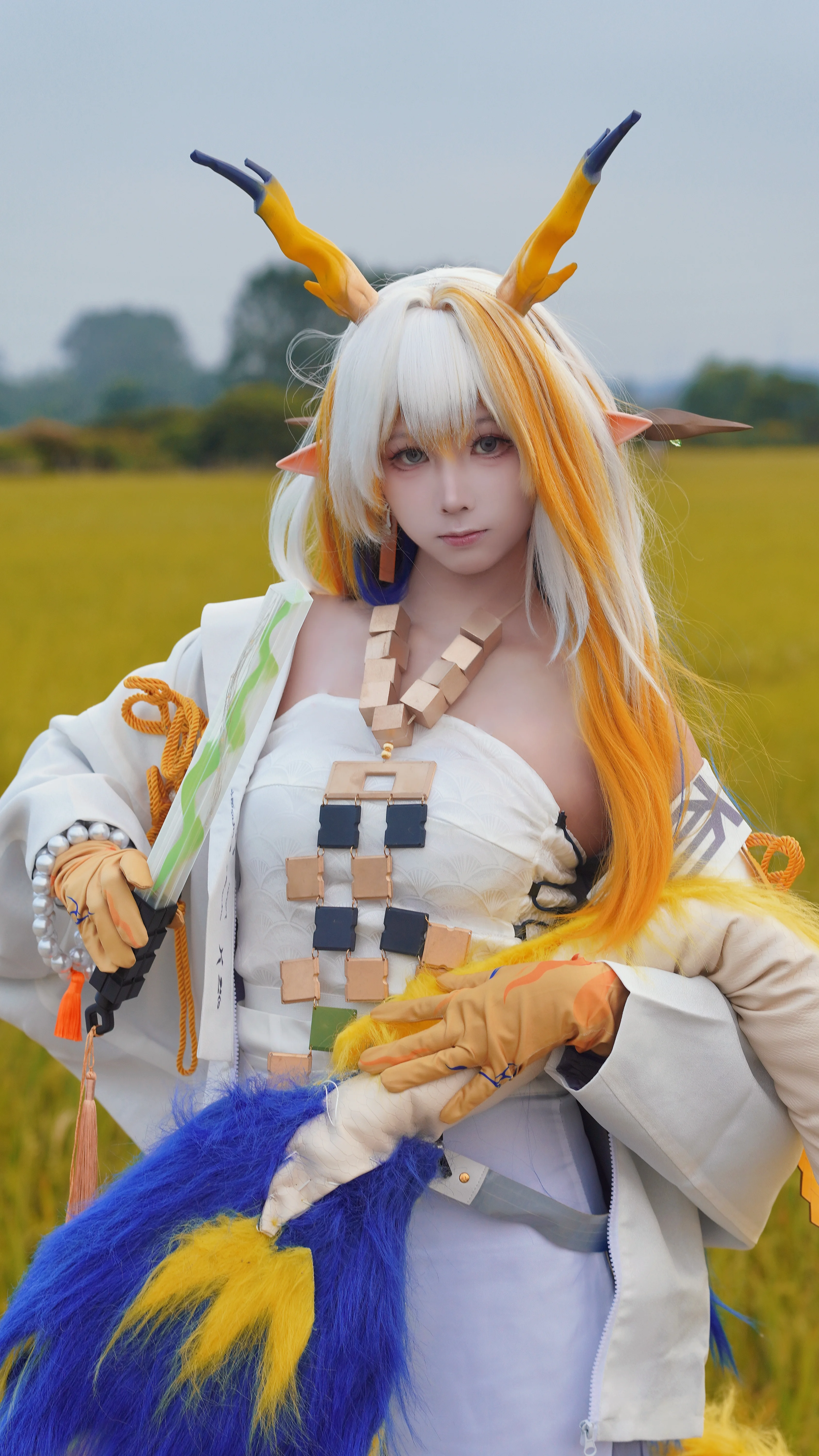 【アークナイツ シュ コスプレ】金色の麦の波に包まれる温かな瞬間