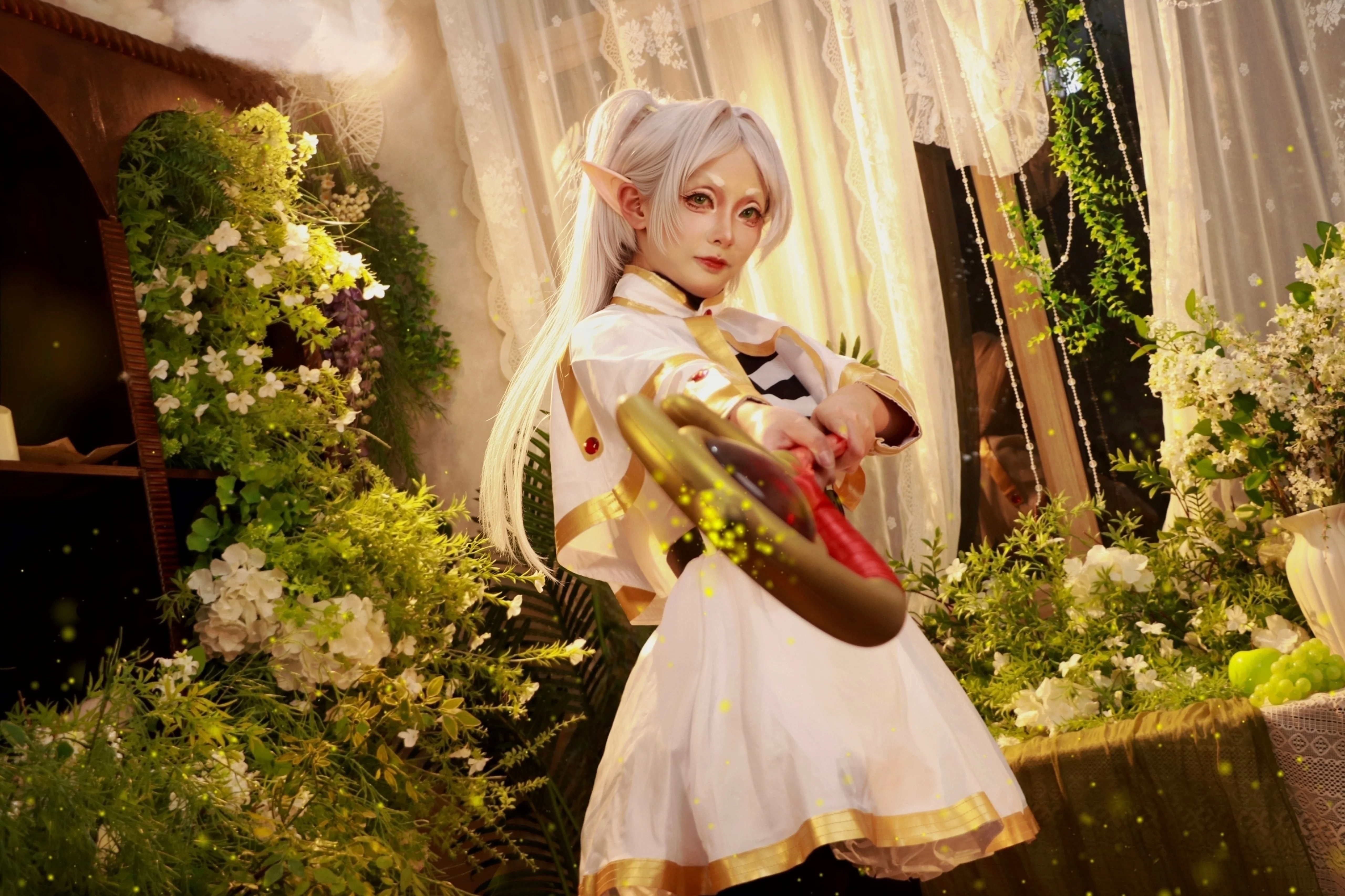 【芙莉莲cos】葬送的芙莉莲，在魔法与花丛中的午后 - 第 3 张