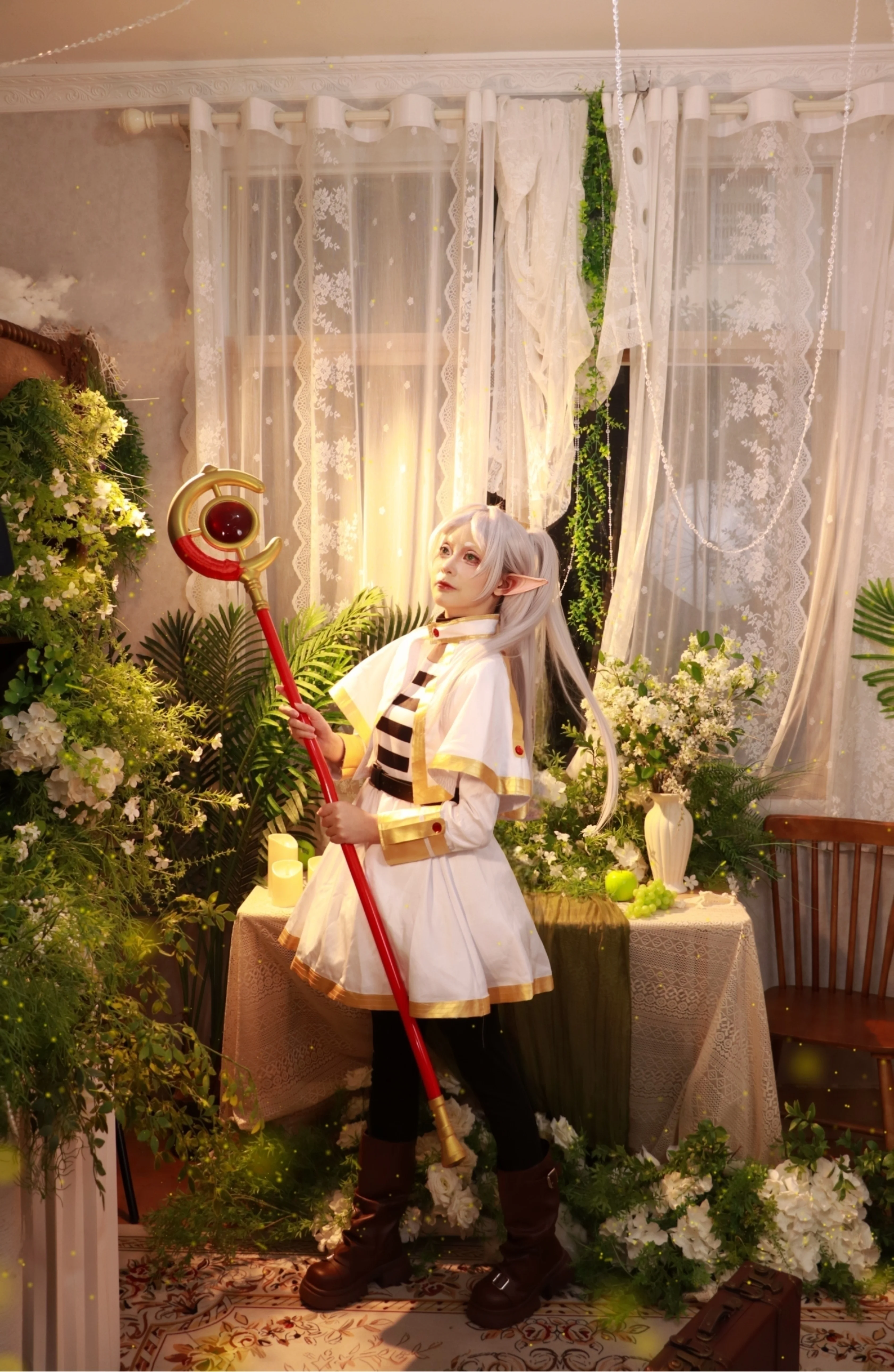 【芙莉莲cos】葬送的芙莉莲，在魔法与花丛中的午后 - 第 6 张
