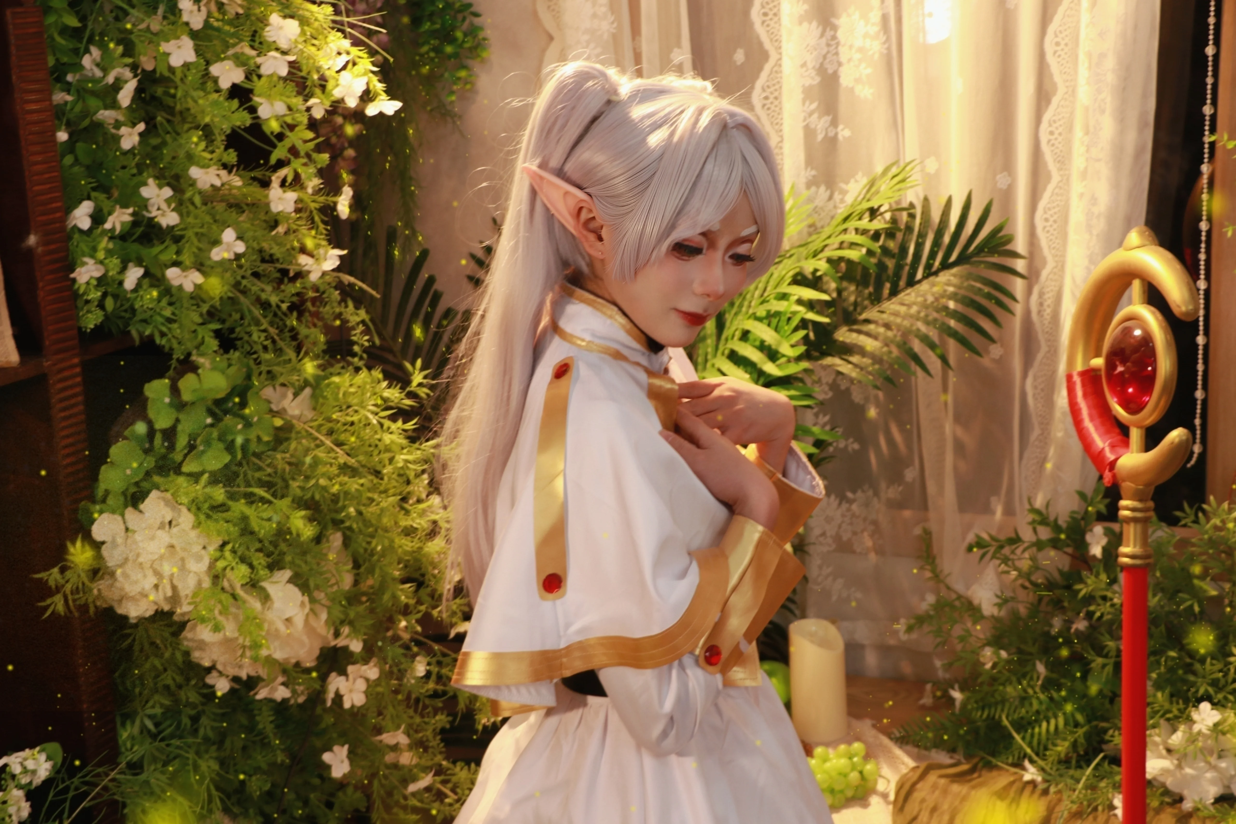 【芙莉莲cos】葬送的芙莉莲，在魔法与花丛中的午后 - 第 7 张