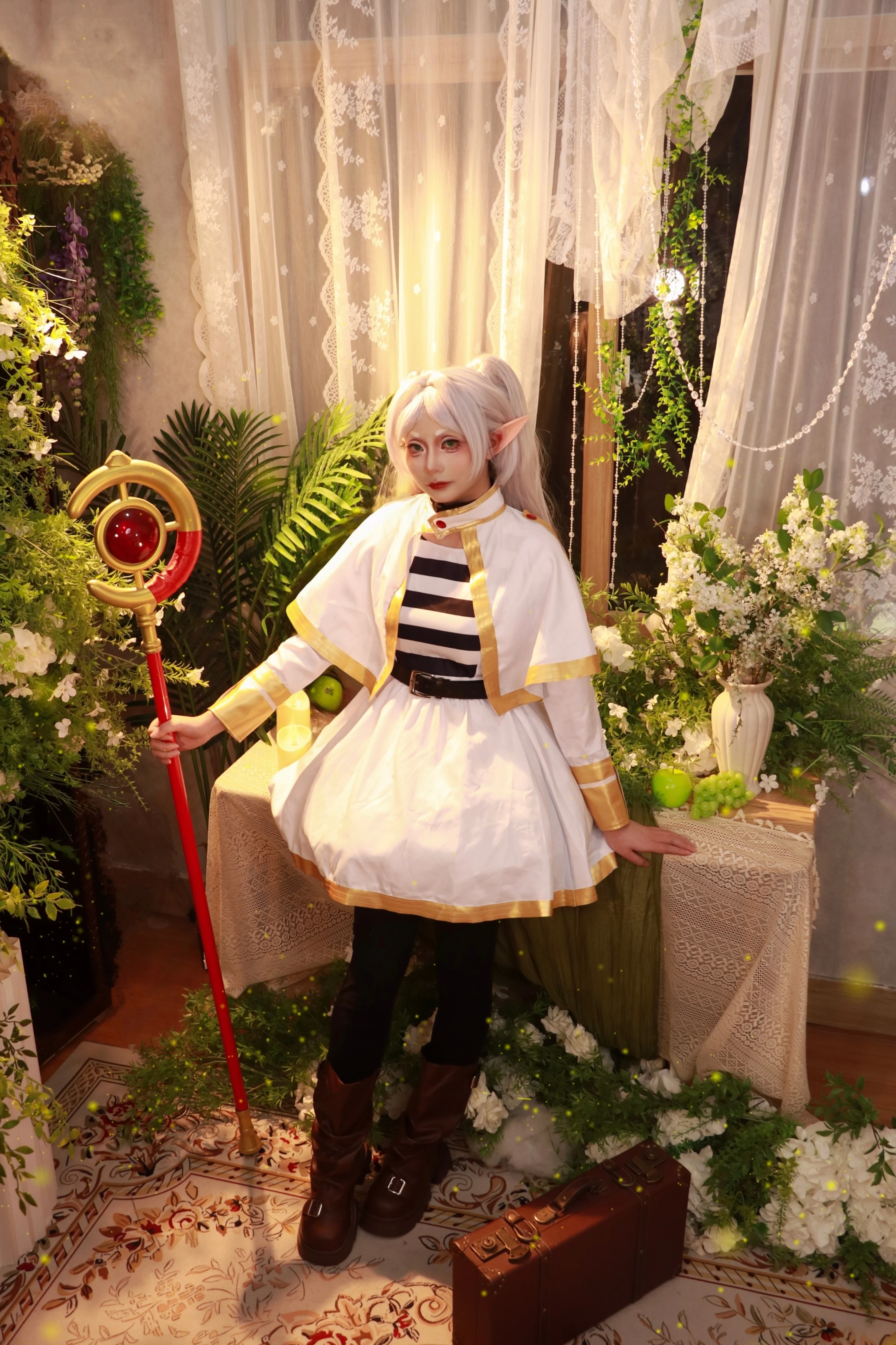 【芙莉莲cos】葬送的芙莉莲，在魔法与花丛中的午后 - 第 8 张