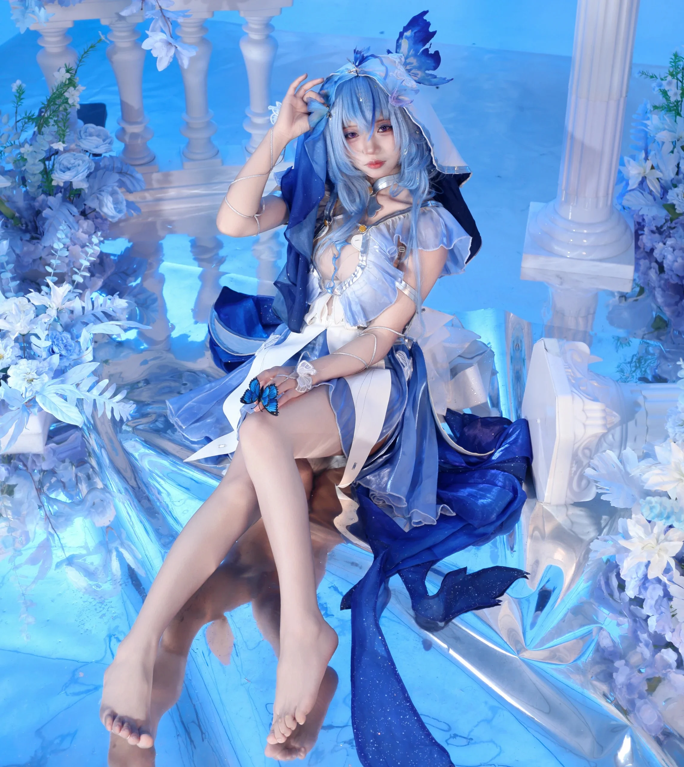 【守岸人cos】坠入鸣潮的蓝色星海，沉浸式还原 - 第 3 张