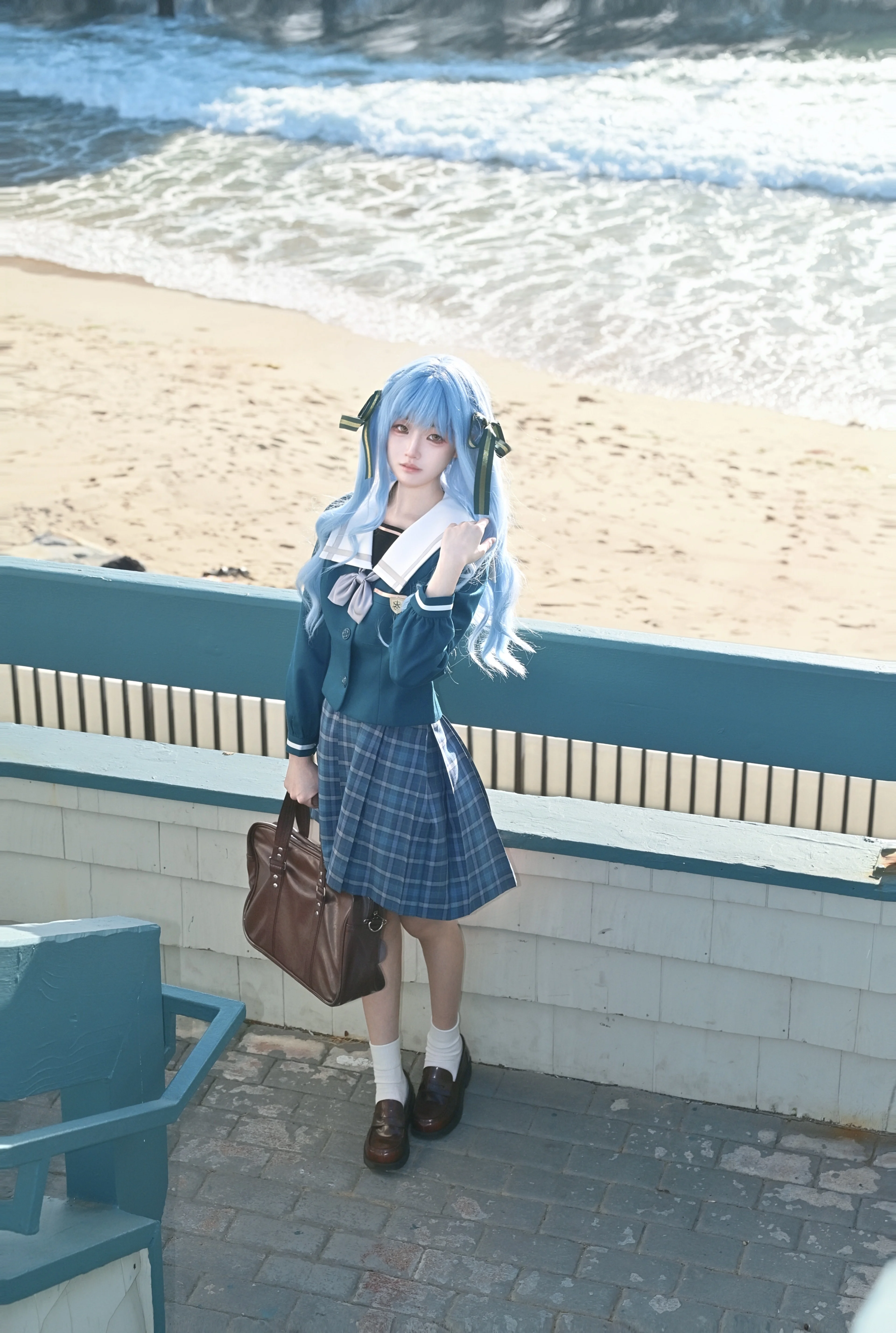 【丰川祥子cos】海风中的白祥与Ave Mujica的青春瞬间 - 第 1 张