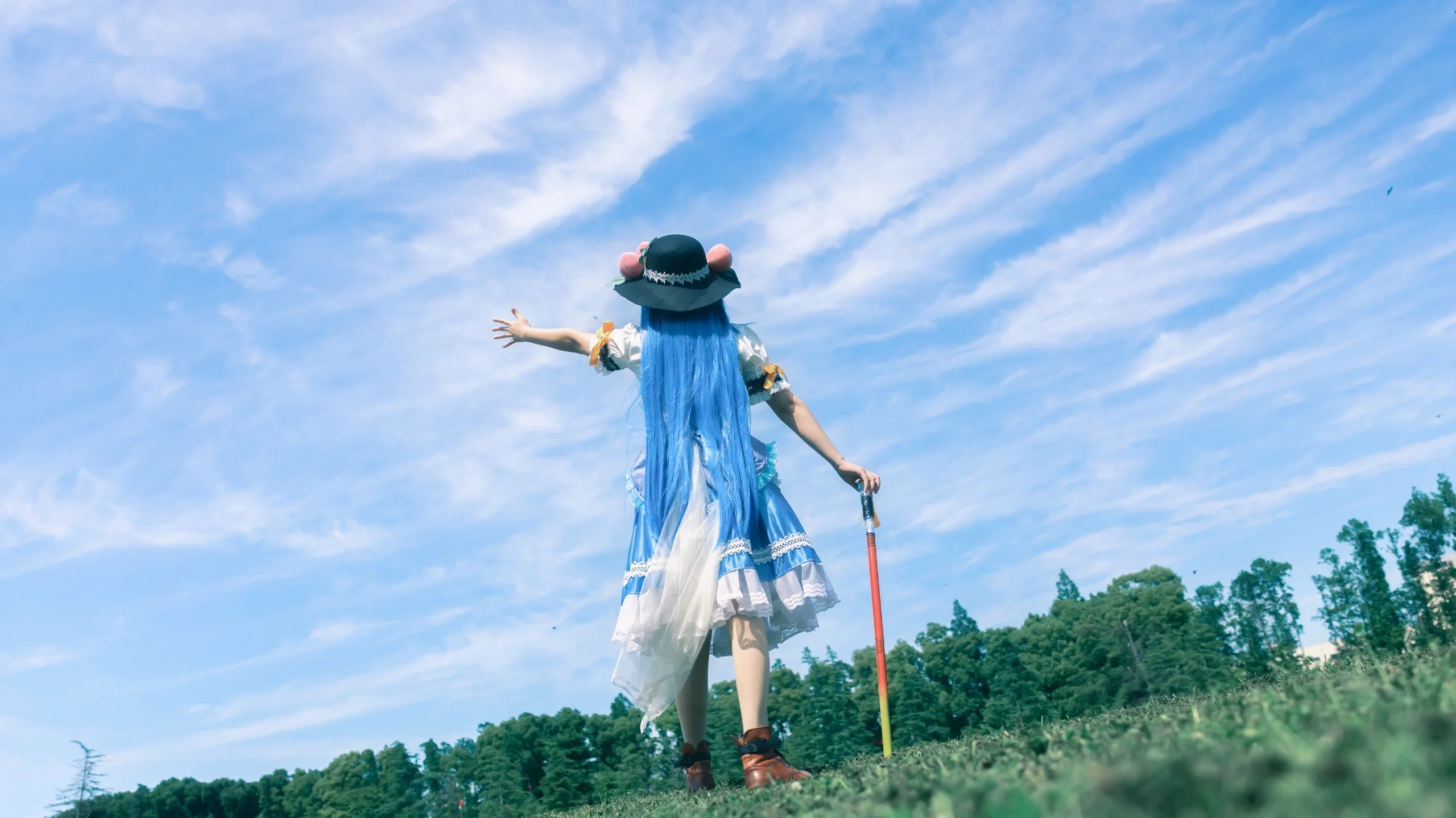 【比那名居天子cos】在东方project的世界里守护桃子 - 第 4 张
