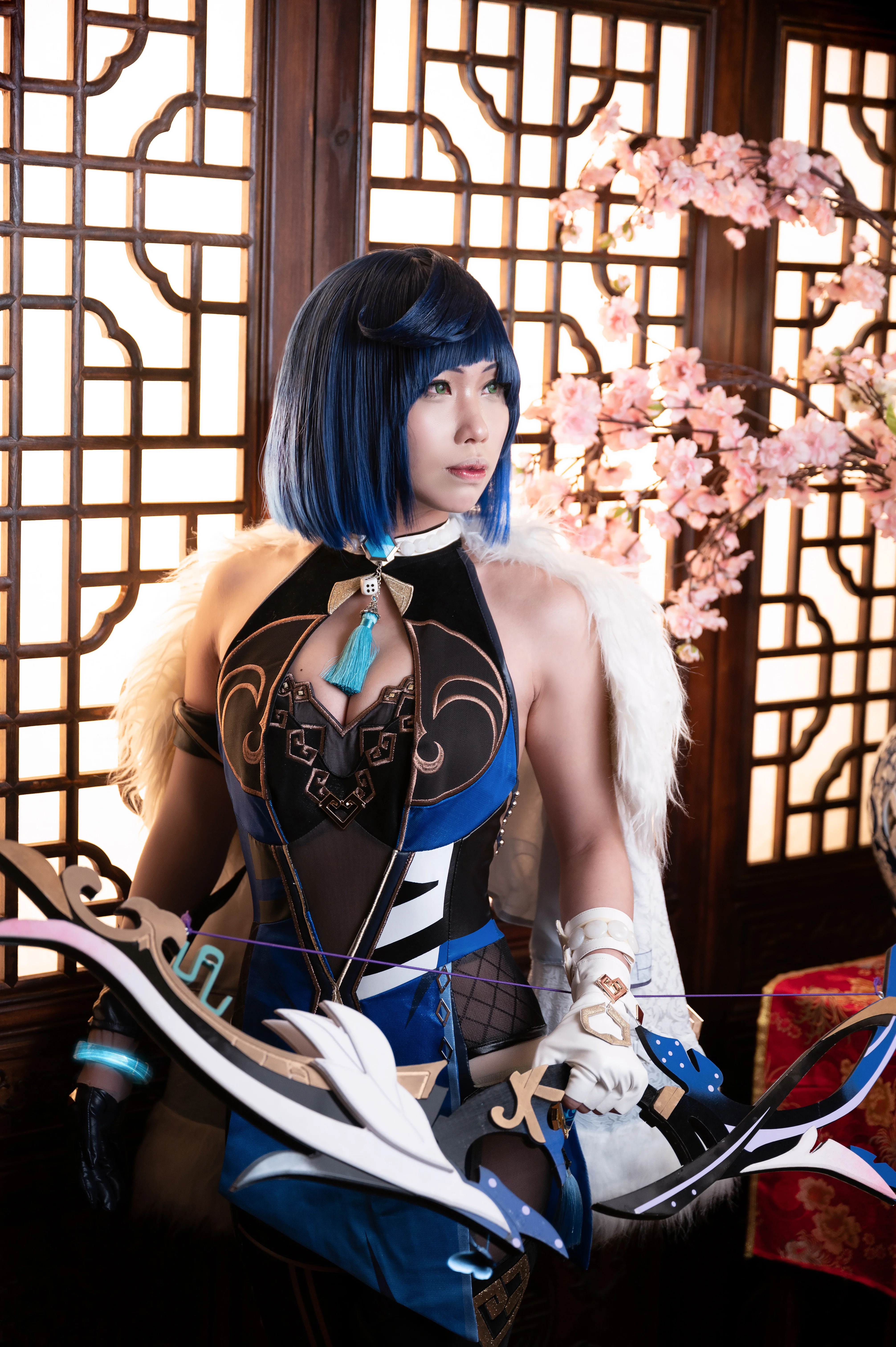 【夜兰cos】原神里的夜天后，丝线交织 - 第 11 张