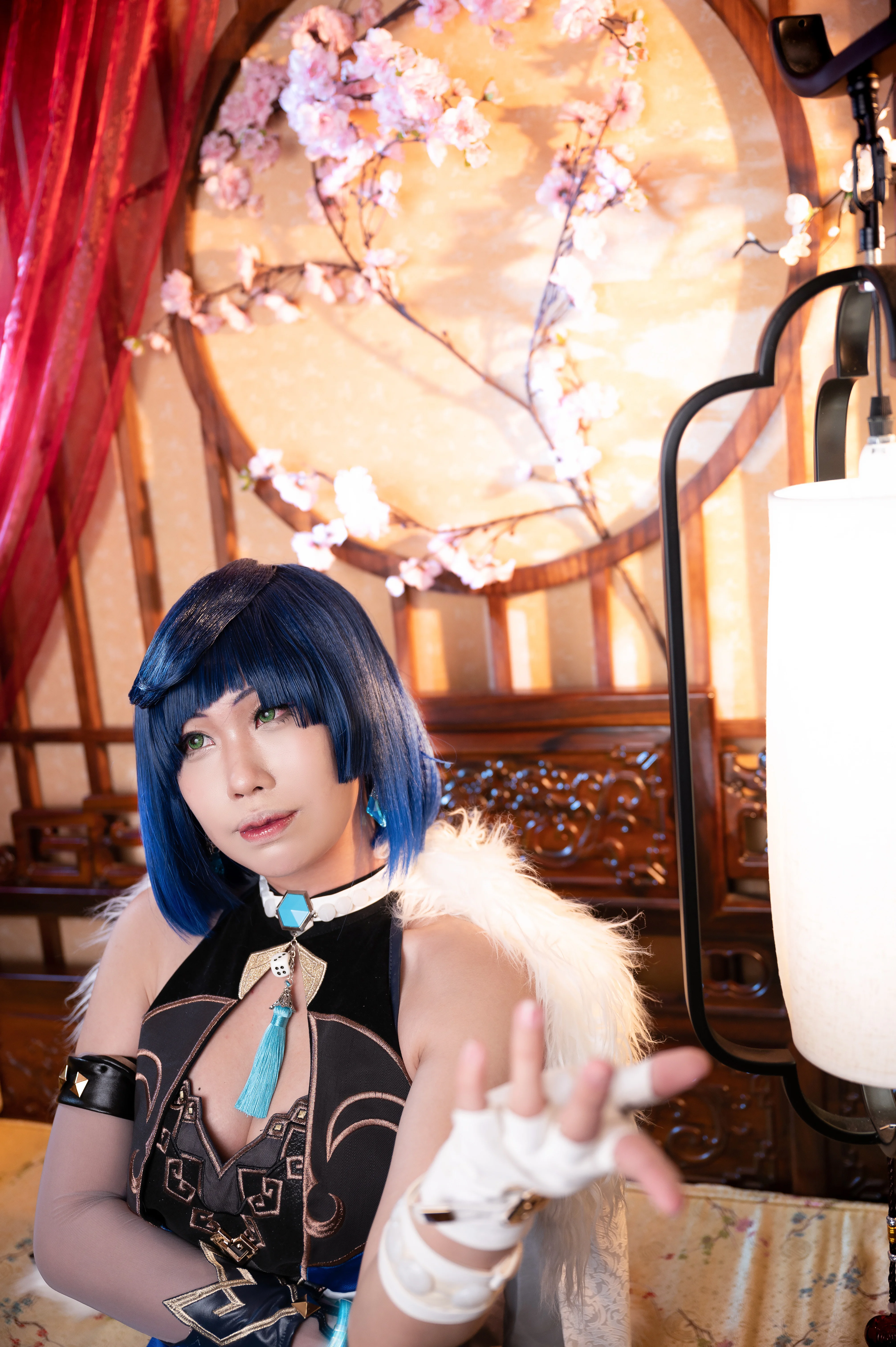 【夜兰cos】原神里的夜天后，丝线交织 - 第 12 张
