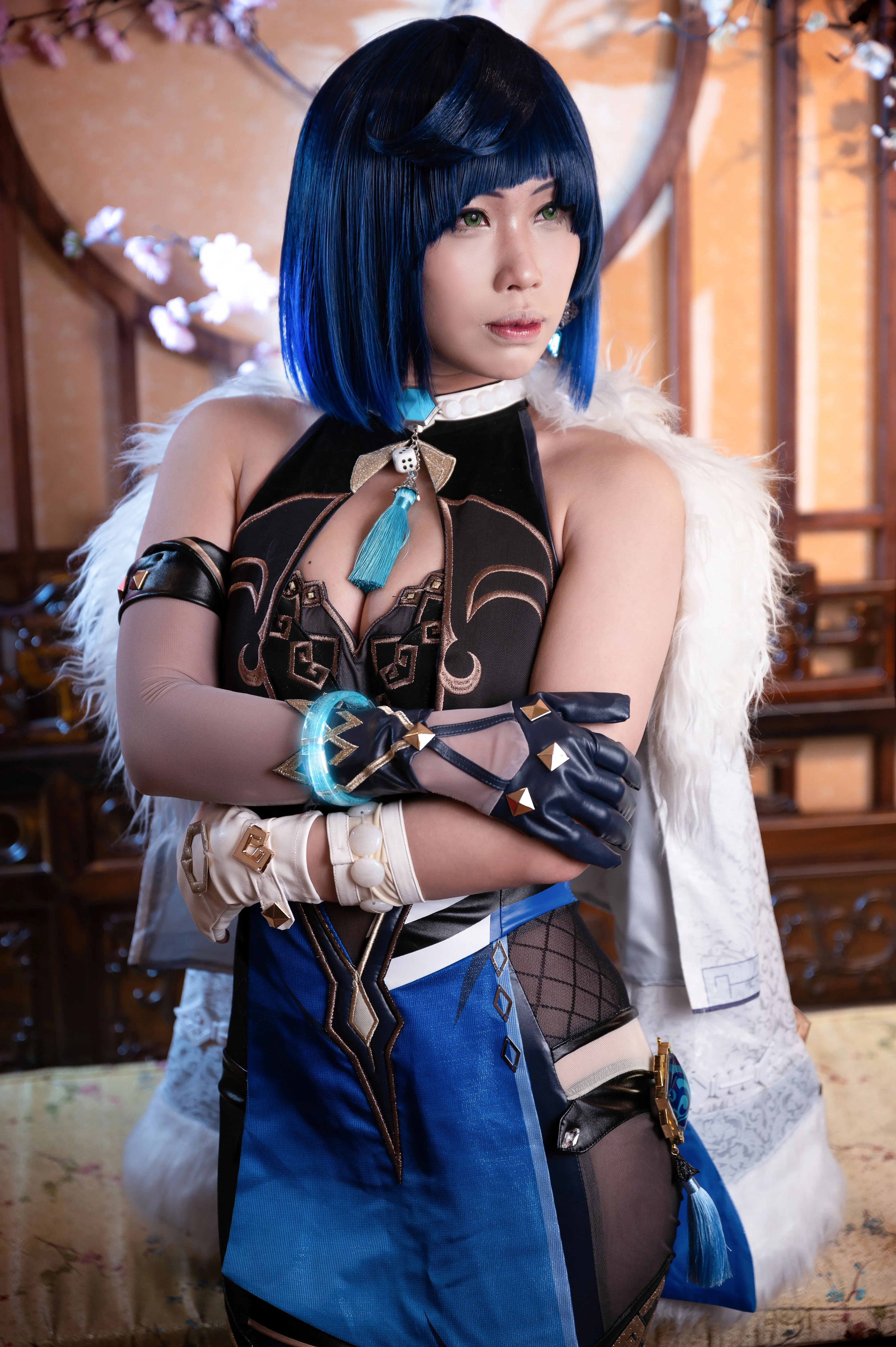 【夜兰cos】原神里的夜天后，丝线交织 - 第 2 张