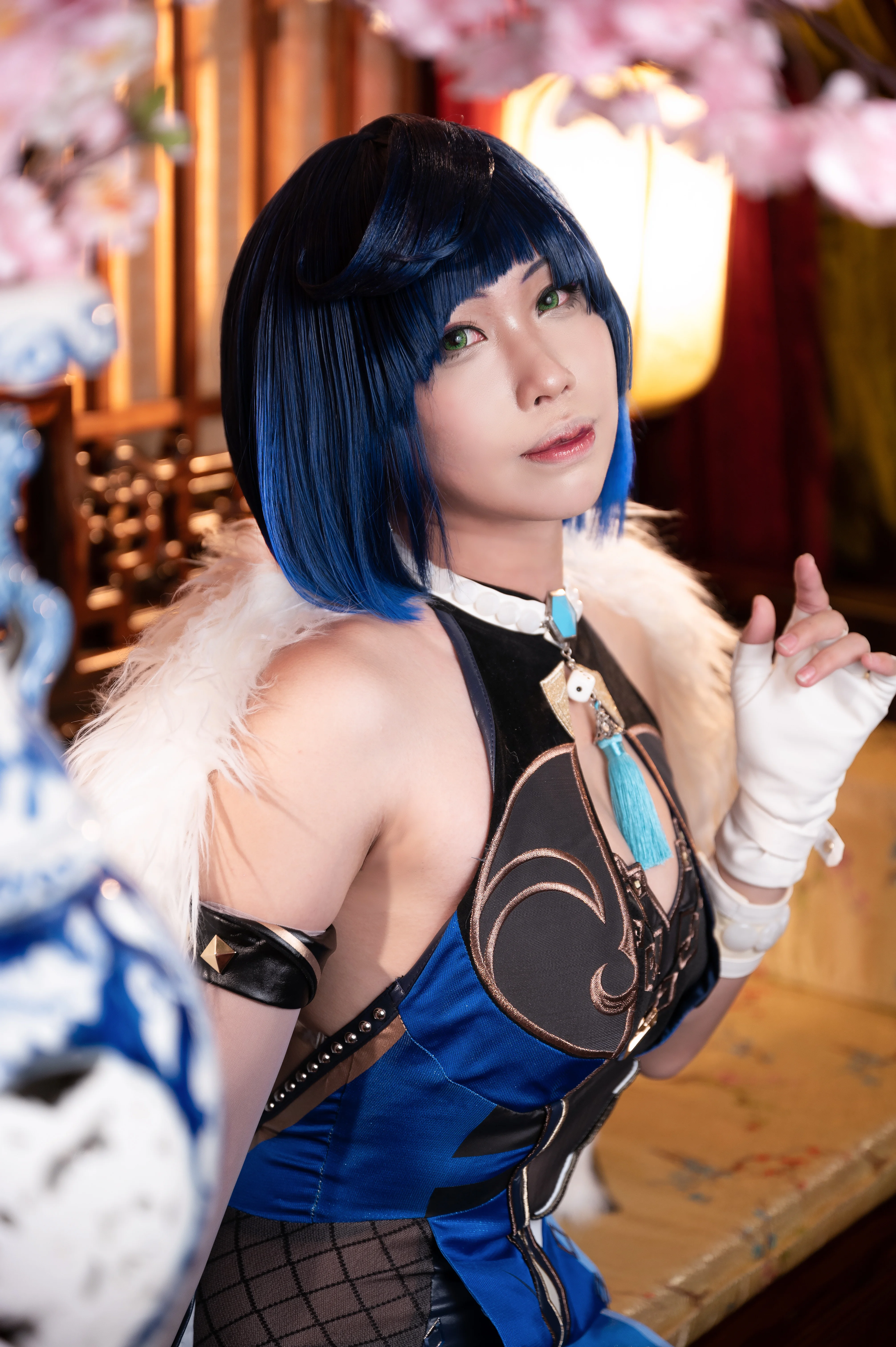 【夜兰cos】原神里的夜天后，丝线交织 - 第 4 张