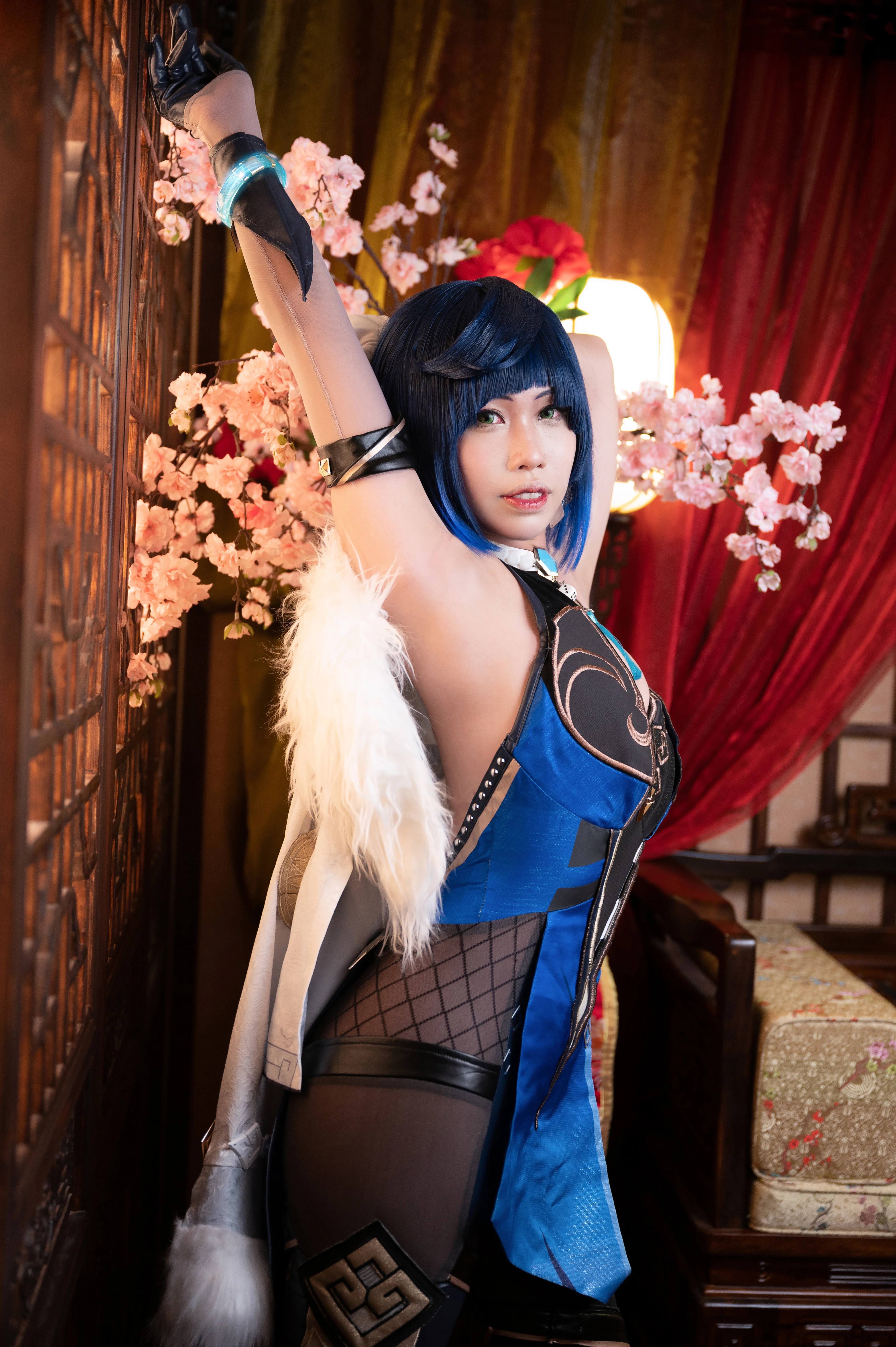 【夜兰cos】原神里的夜天后，丝线交织 - 第 5 张