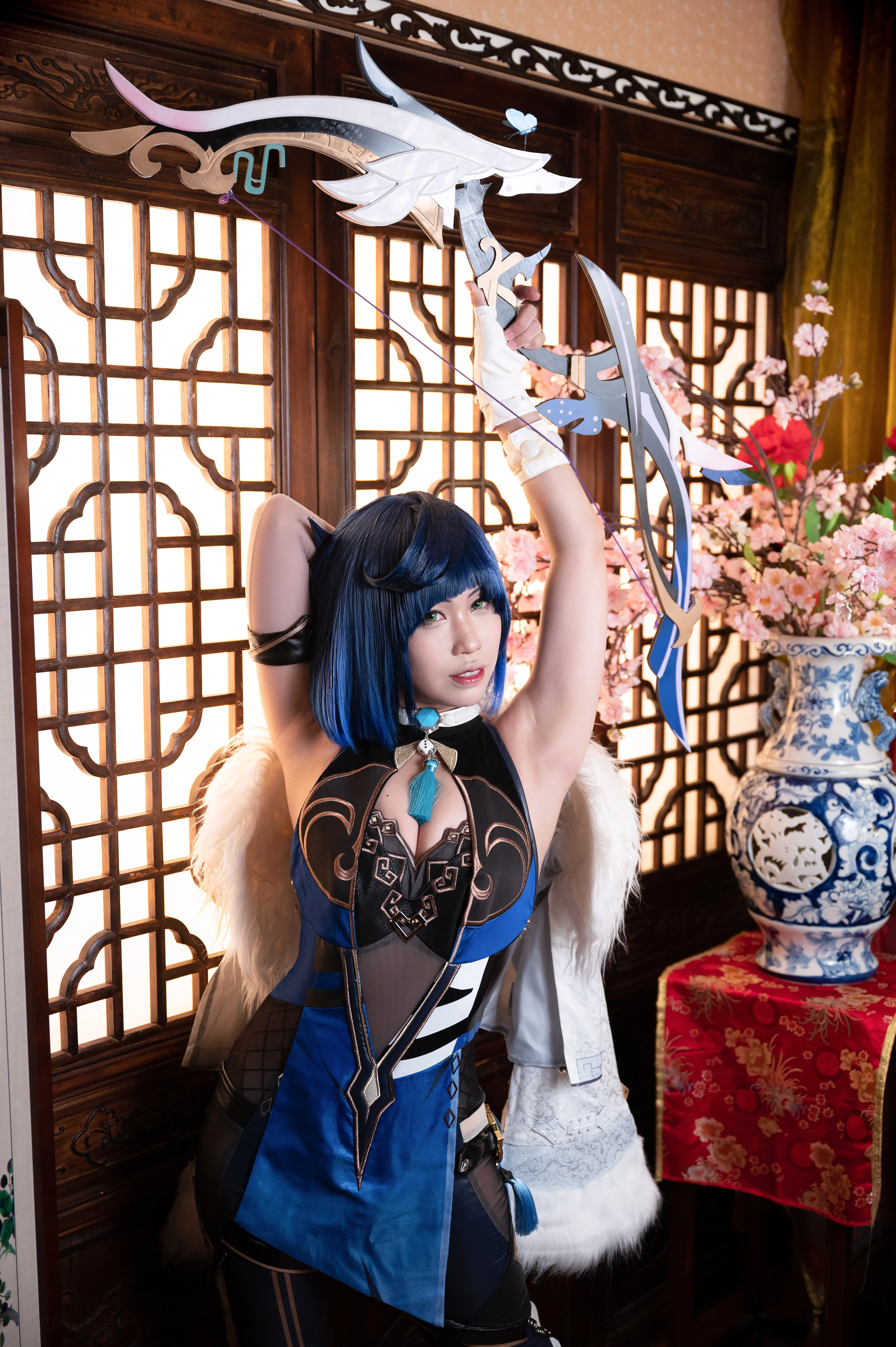 【夜兰cos】原神里的夜天后，丝线交织 - 第 7 张