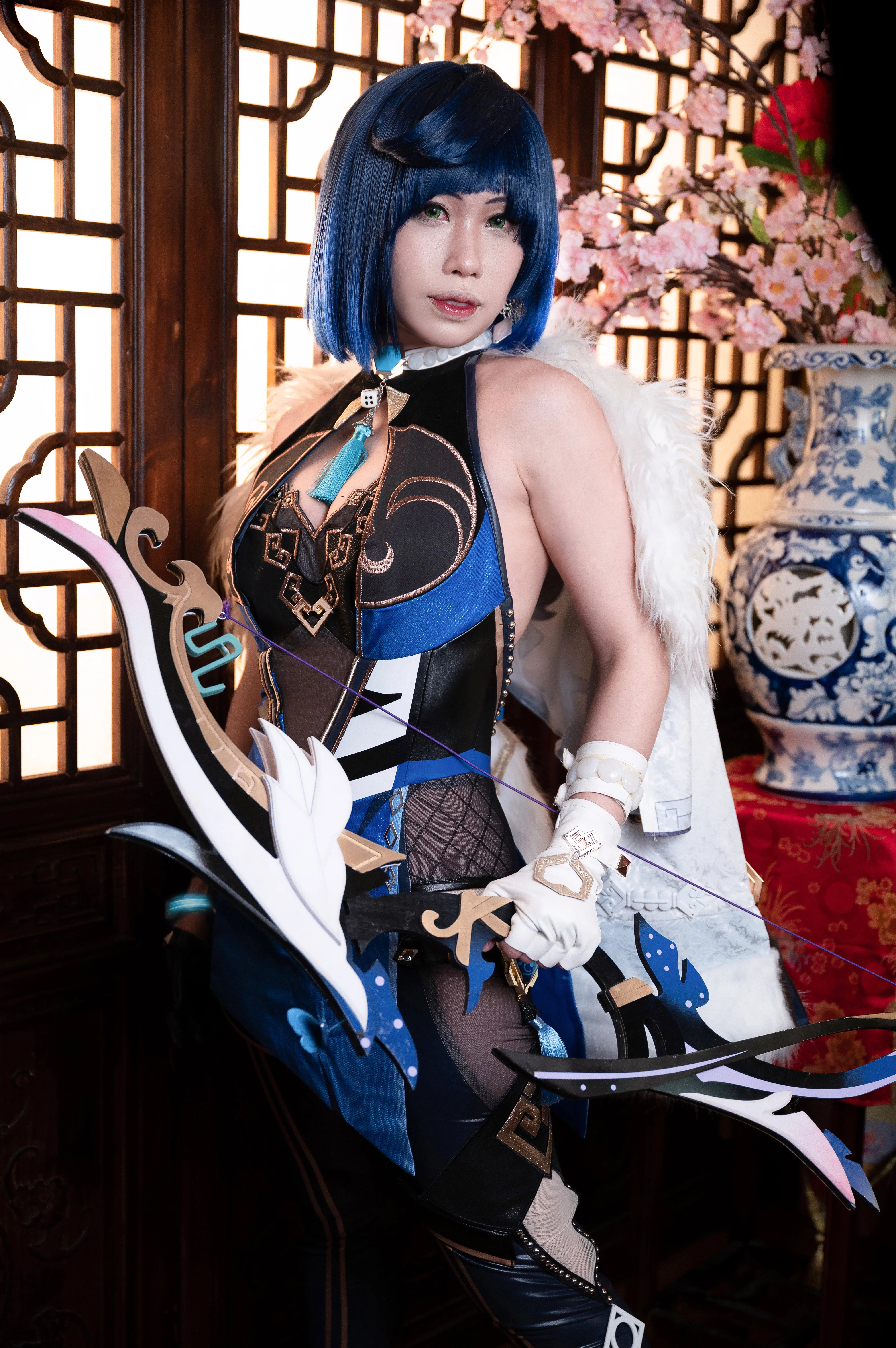 【夜兰cos】原神里的夜天后，丝线交织 - 第 8 张