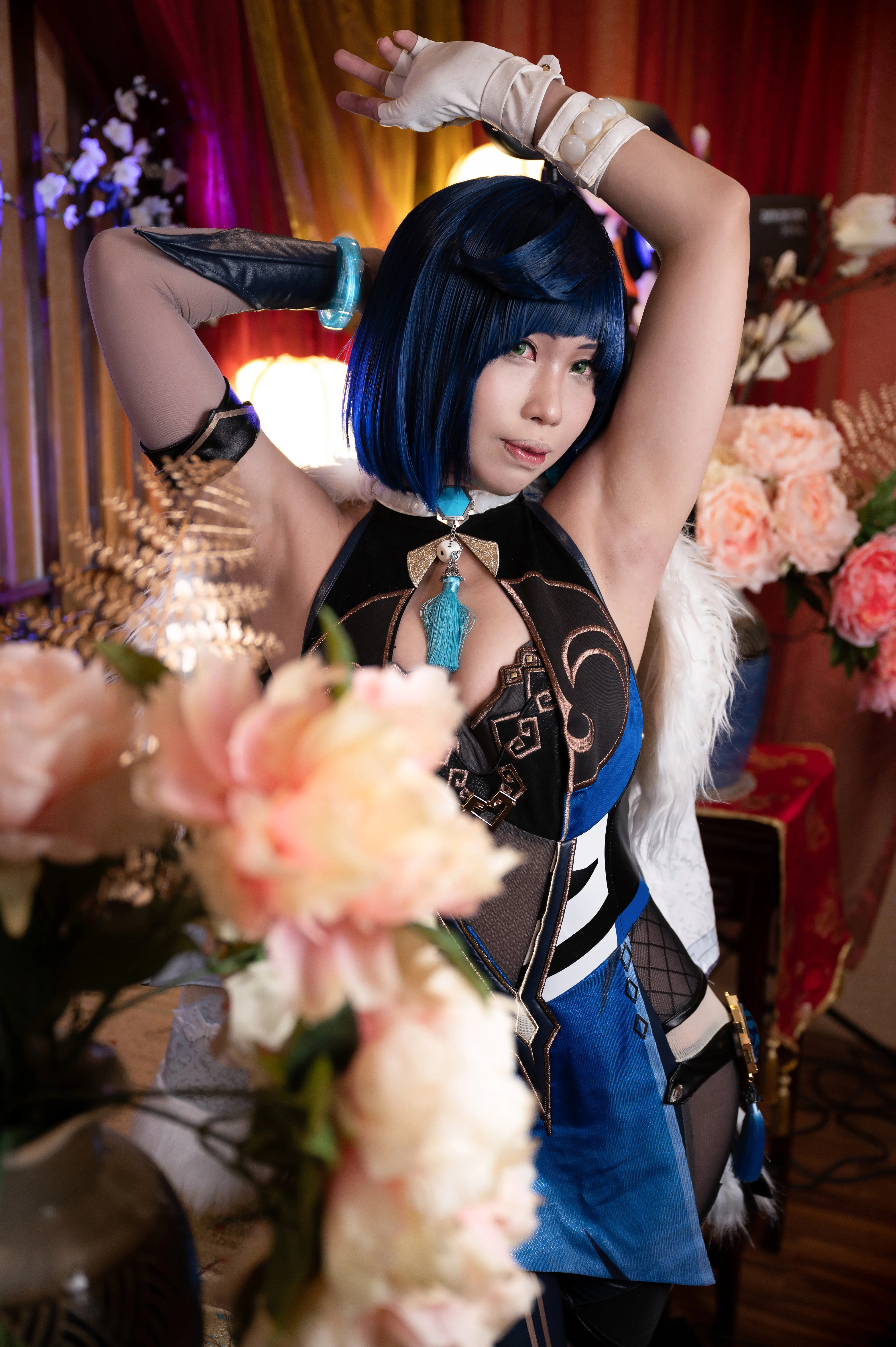 【夜兰cos】原神里的夜天后，丝线交织 - 第 9 张