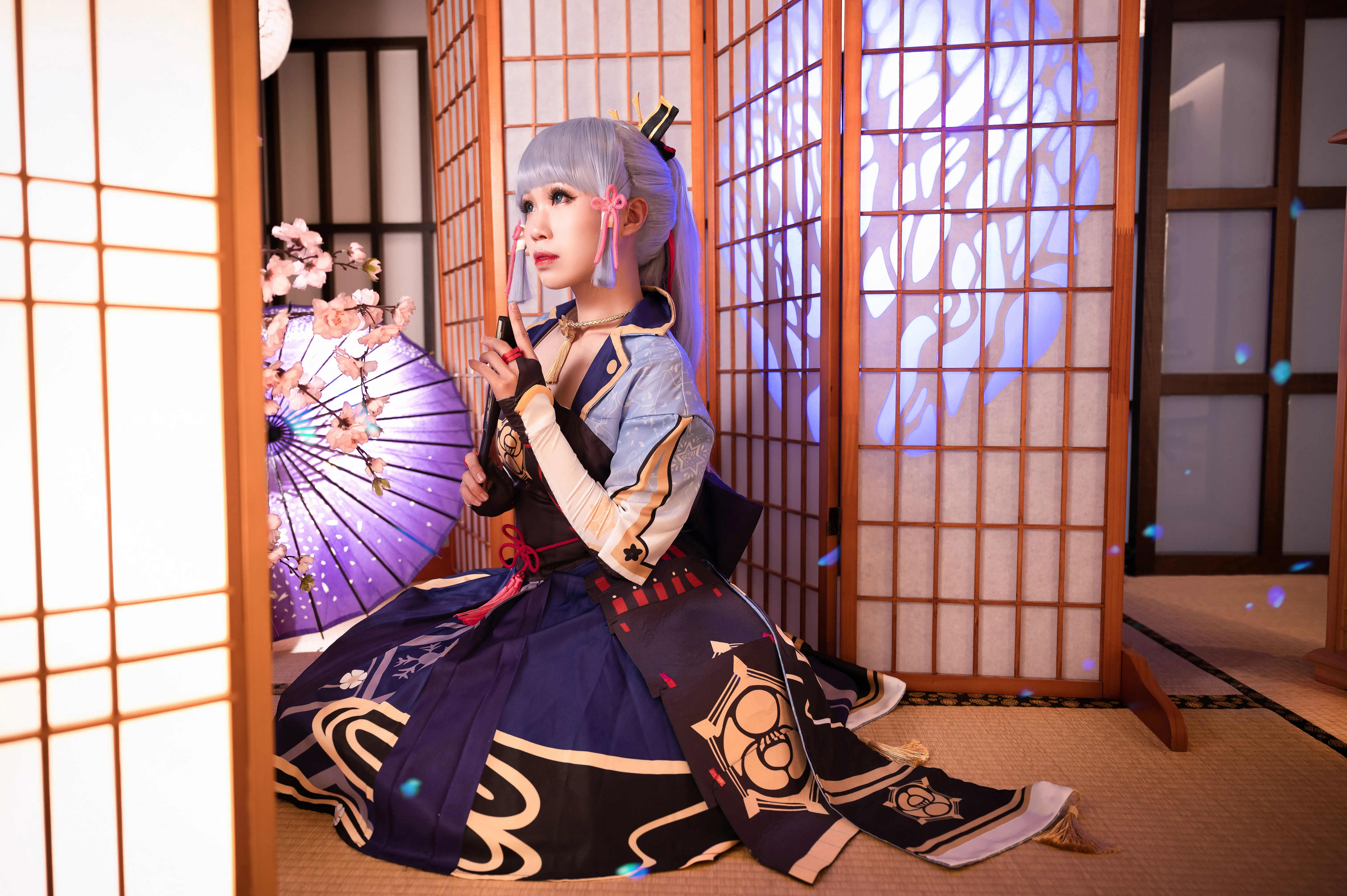 【神里綾華 コスプレ】稲妻の桜の下で、己の表現を再び見つめ直す - 3 枚目