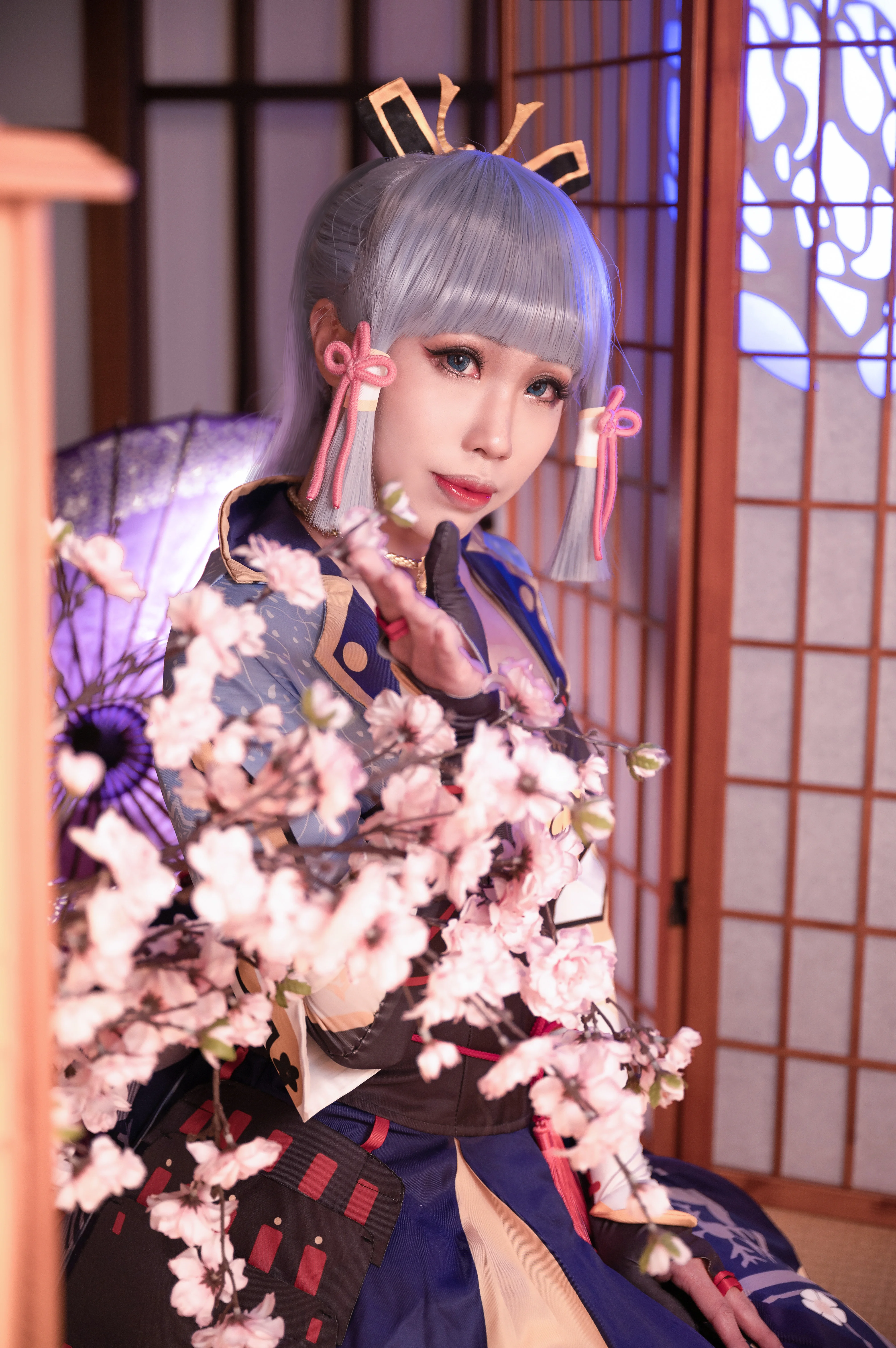 【神里綾華 コスプレ】稲妻の桜の下で、己の表現を再び見つめ直す - 6 枚目