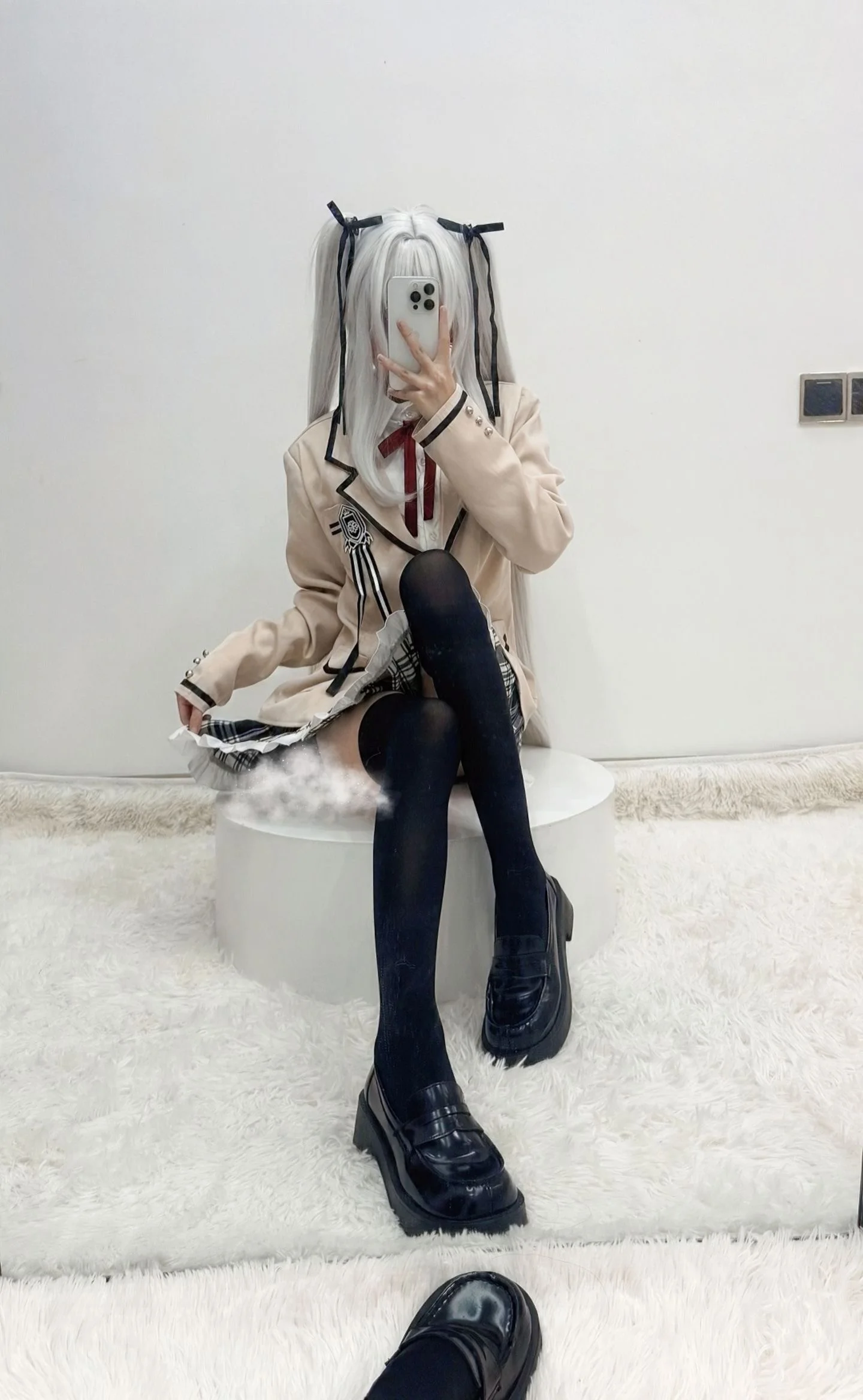 【篝之霧枝cos】美少女萬華鏡裡的銀髮貴族，今天來下棋嗎