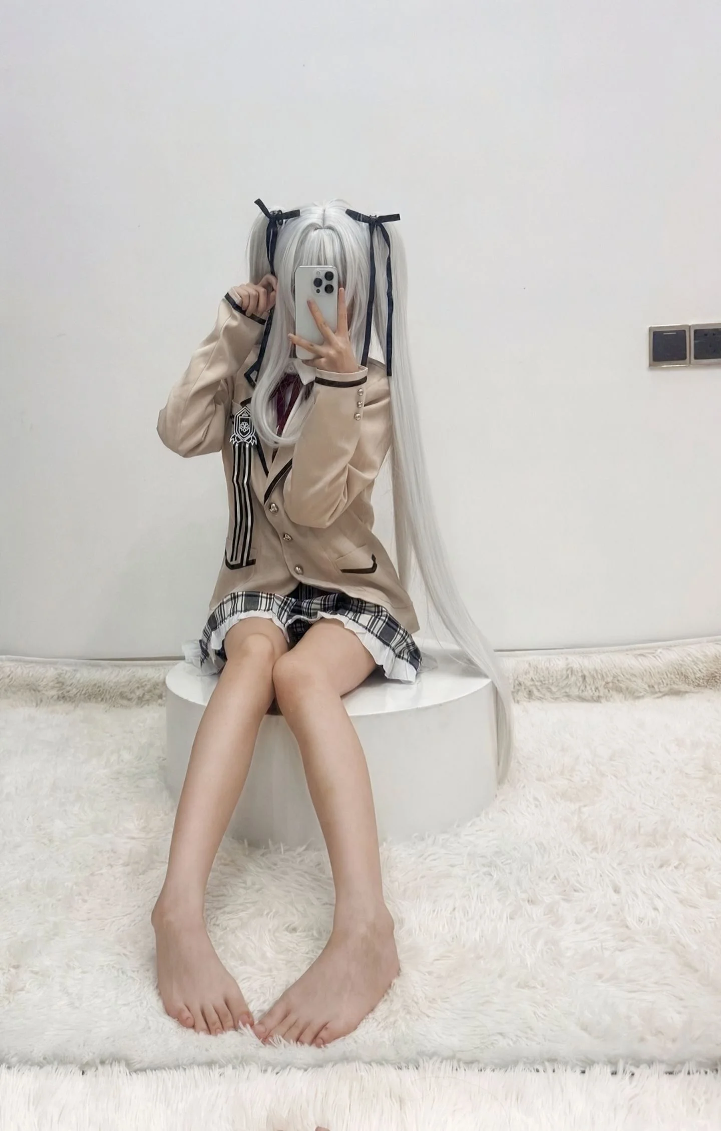 【篝之霧枝cos】美少女萬華鏡裡的銀髮貴族，今天來下棋嗎 - 第 3 張