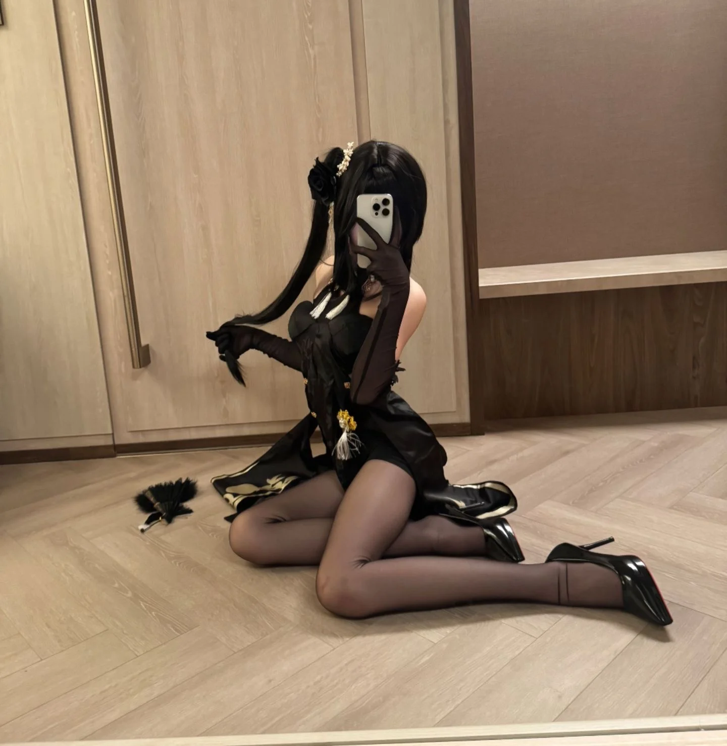 【鎮海cos】碧藍航線，黑旗袍的走秀時刻 - 第 2 張