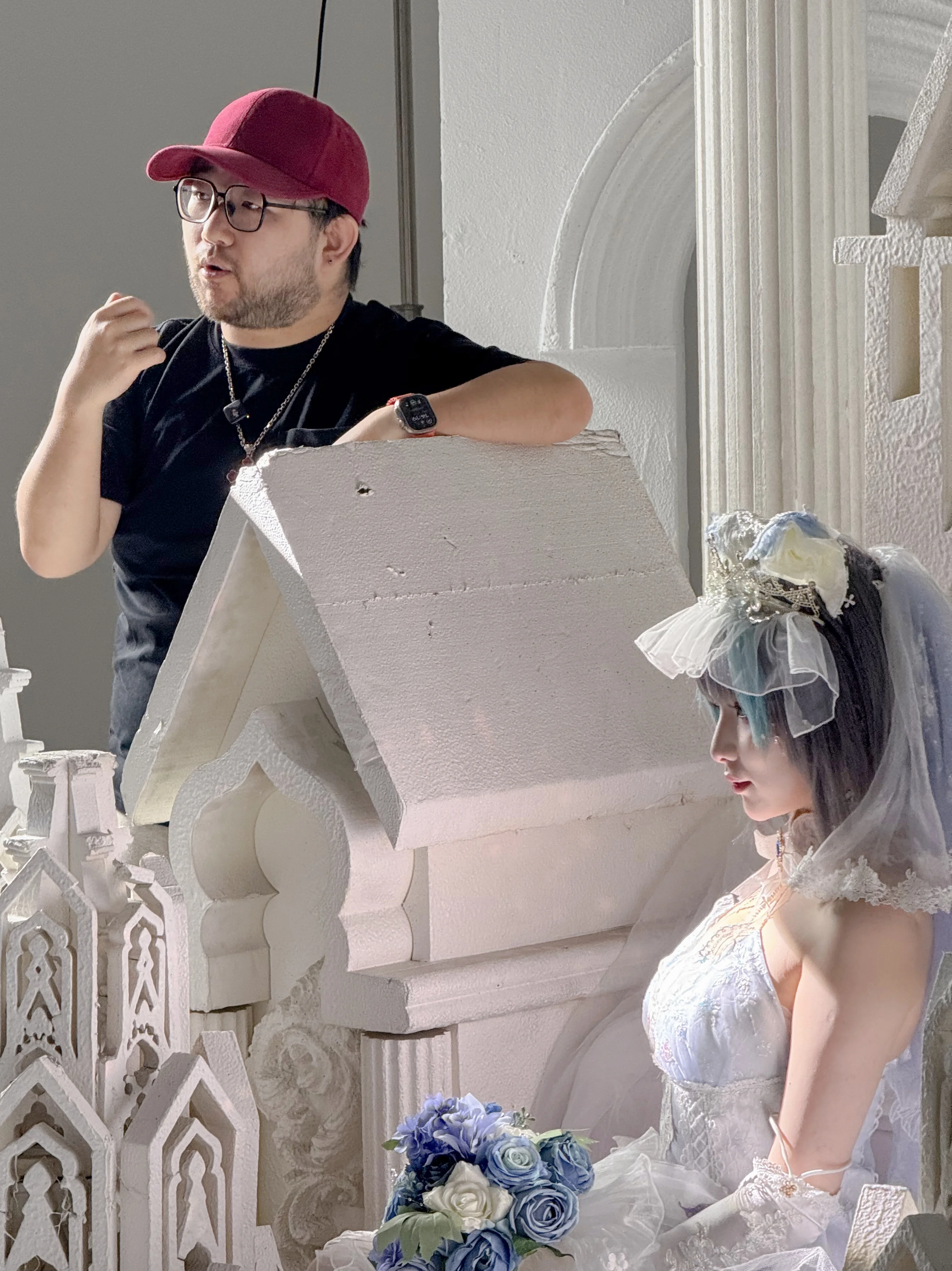 【柴郡cos】碧蓝航线，皇家重巡洋舰的纯白光影时刻 - 第 5 张
