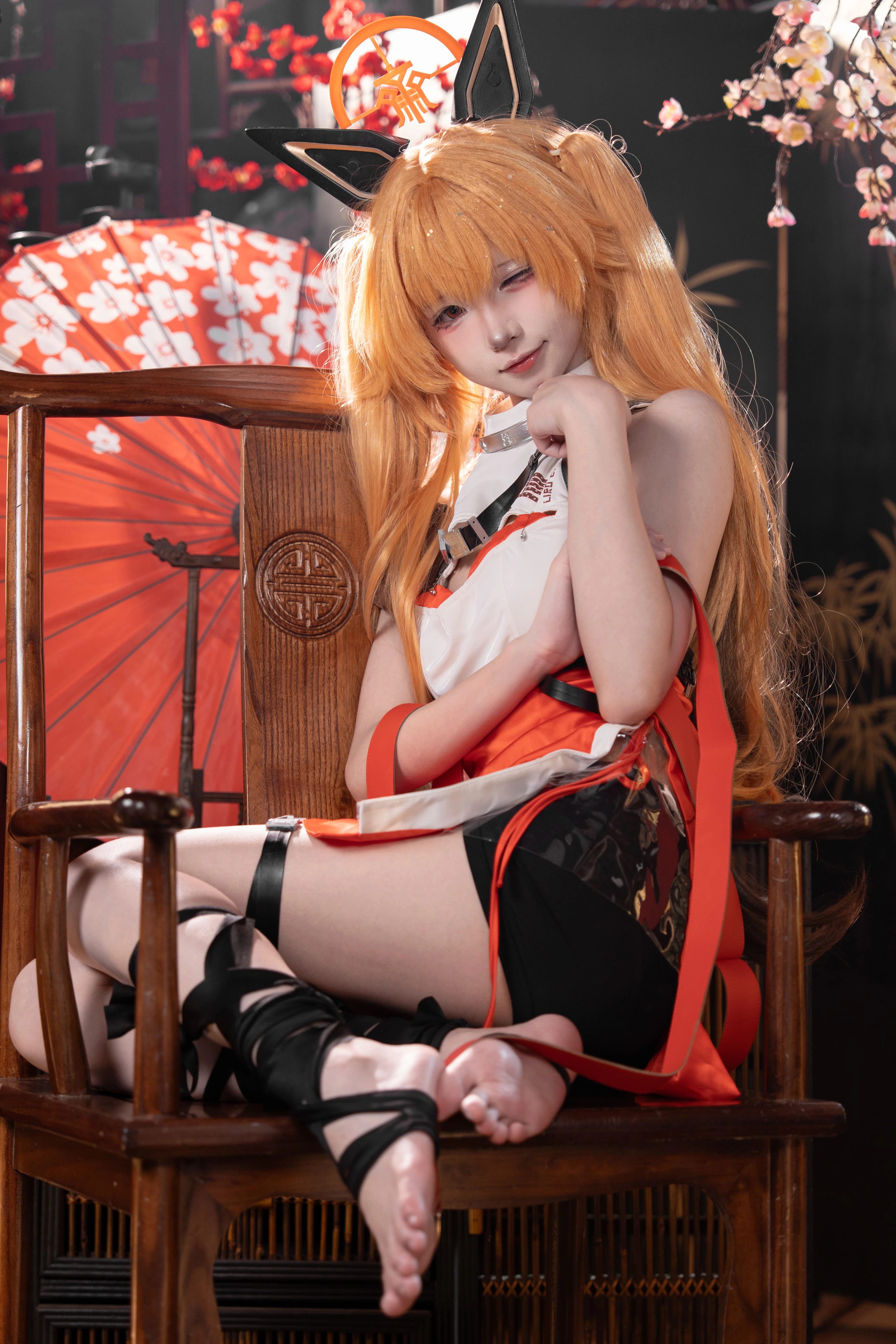 【婴宁cos】《胜利女神》里的这只小狐仙，循着月光来赴约了