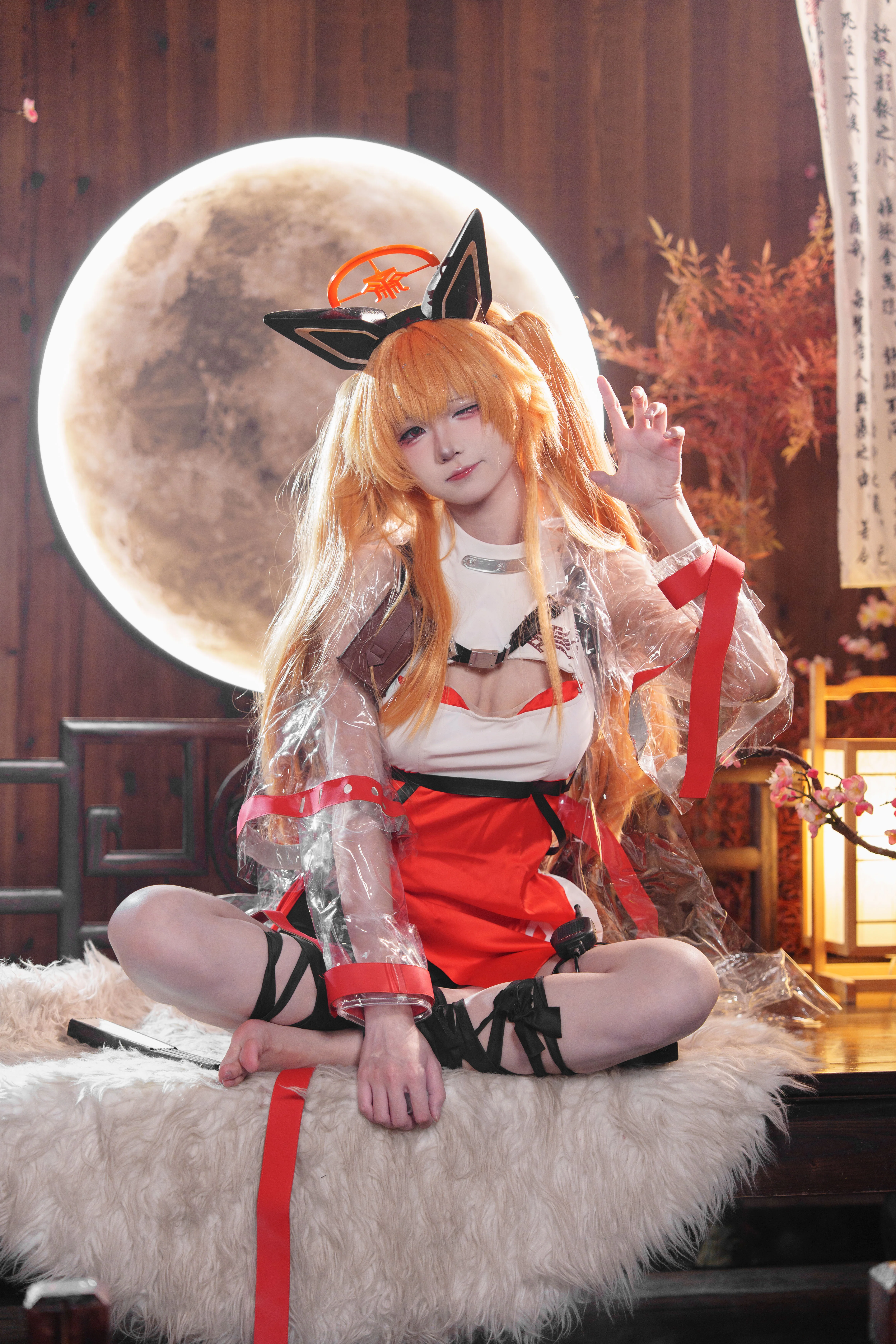 【婴宁cos】《胜利女神》里的这只小狐仙，循着月光来赴约了 - 第 3 张
