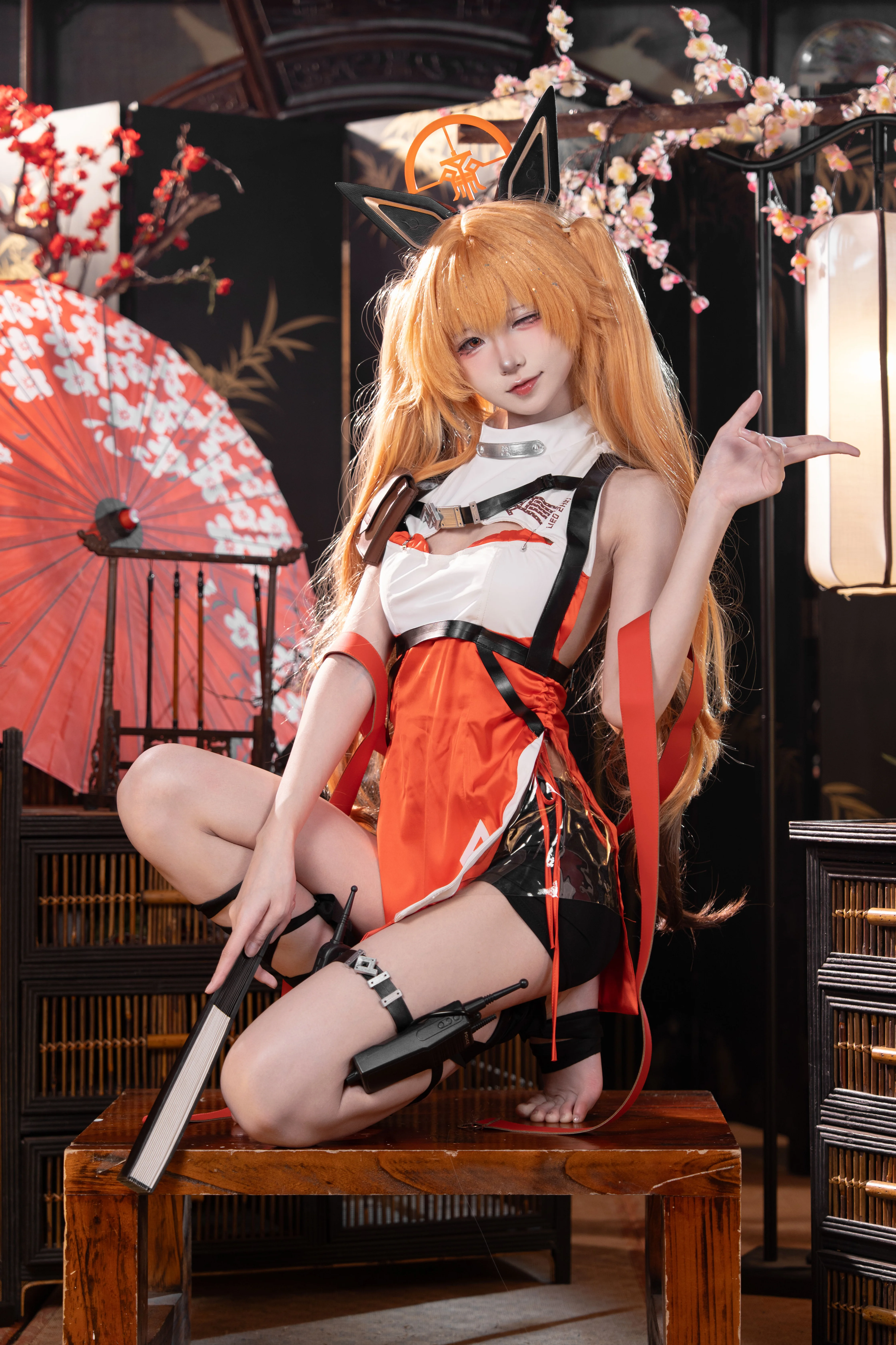 【婴宁cos】《胜利女神》里的这只小狐仙，循着月光来赴约了 - 第 6 张