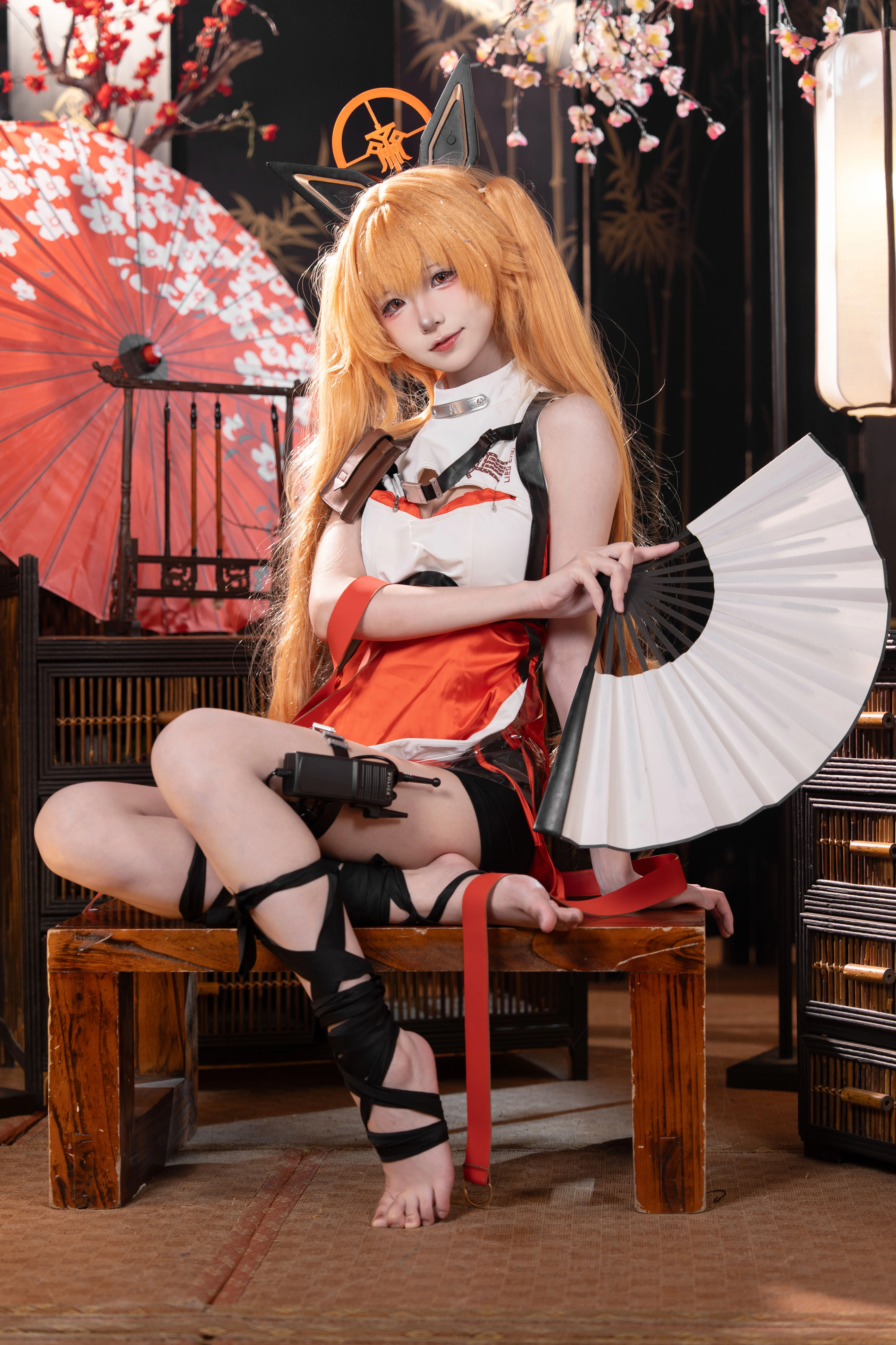 【婴宁 コスプレ】勝利の女神に舞い降りた小狐仙、雨のスタジオ撮影が魅せる空気感 - 1 枚目
