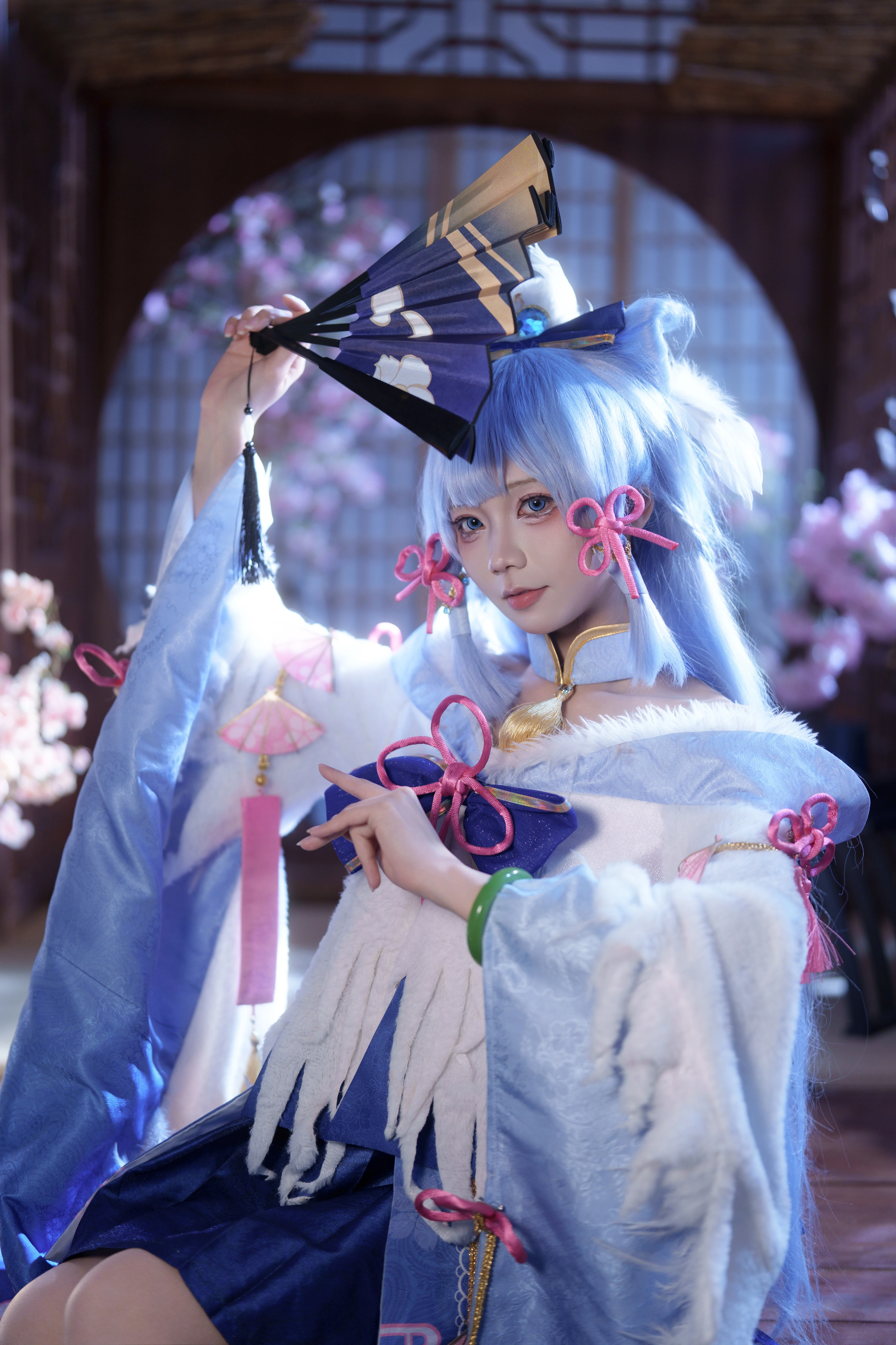 【神里绫华cos】白鹭樱华的冬日诗意 - 第 4 张